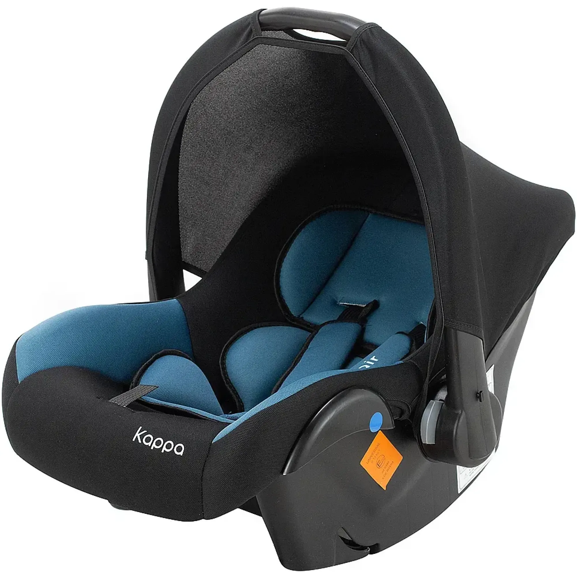 Автокресло Bair Kappa 0+ DK 2924 Черный / Темно-бирюзовый