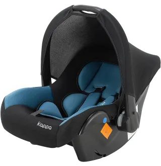 Автокресло Bair Kappa 0+ DK 2924 Черный / Темно-бирюзовый