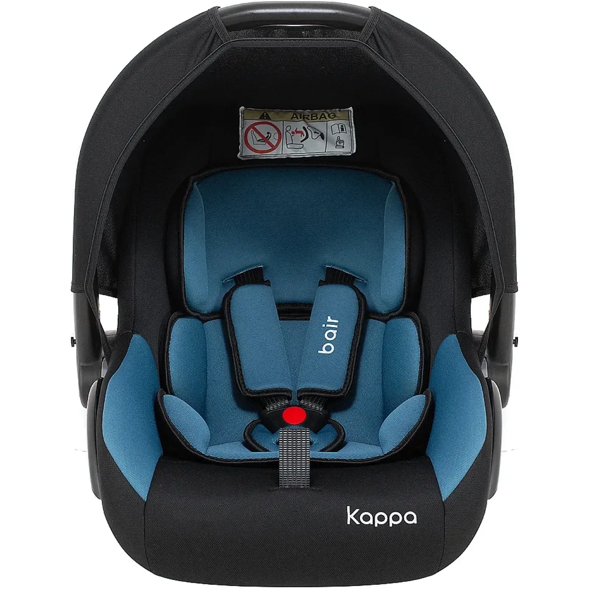 Автокресло Bair Kappa 0+ DK 2924 Черный / Темно-бирюзовый