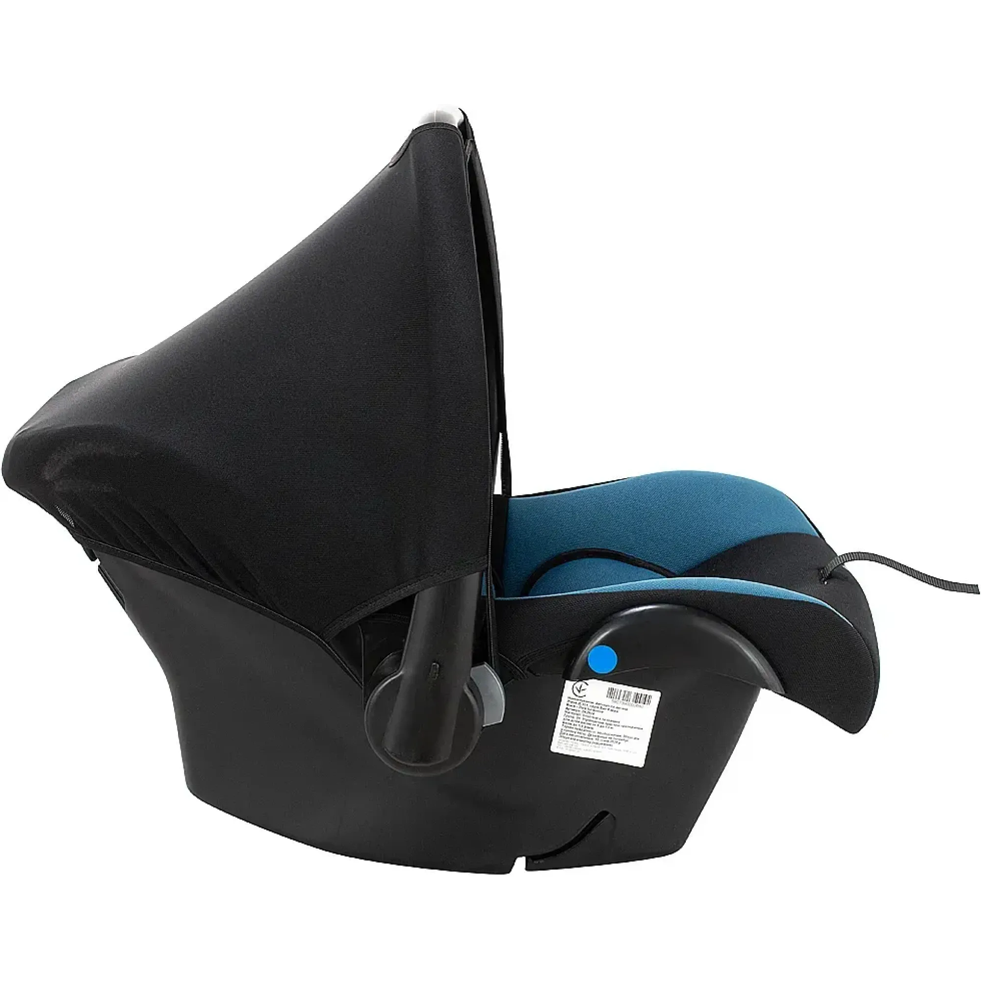 Автокресло Bair Kappa 0+ DK 2924 Черный / Темно-бирюзовый