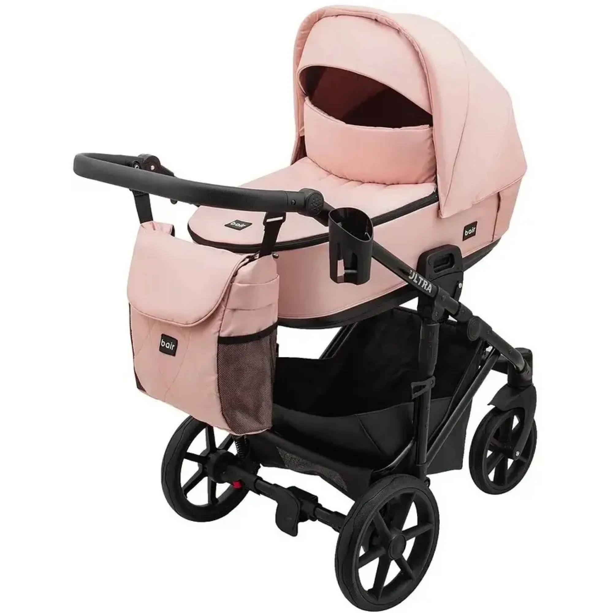Коляска 2в1 Bair Ultra Soft U-829 Рожевий