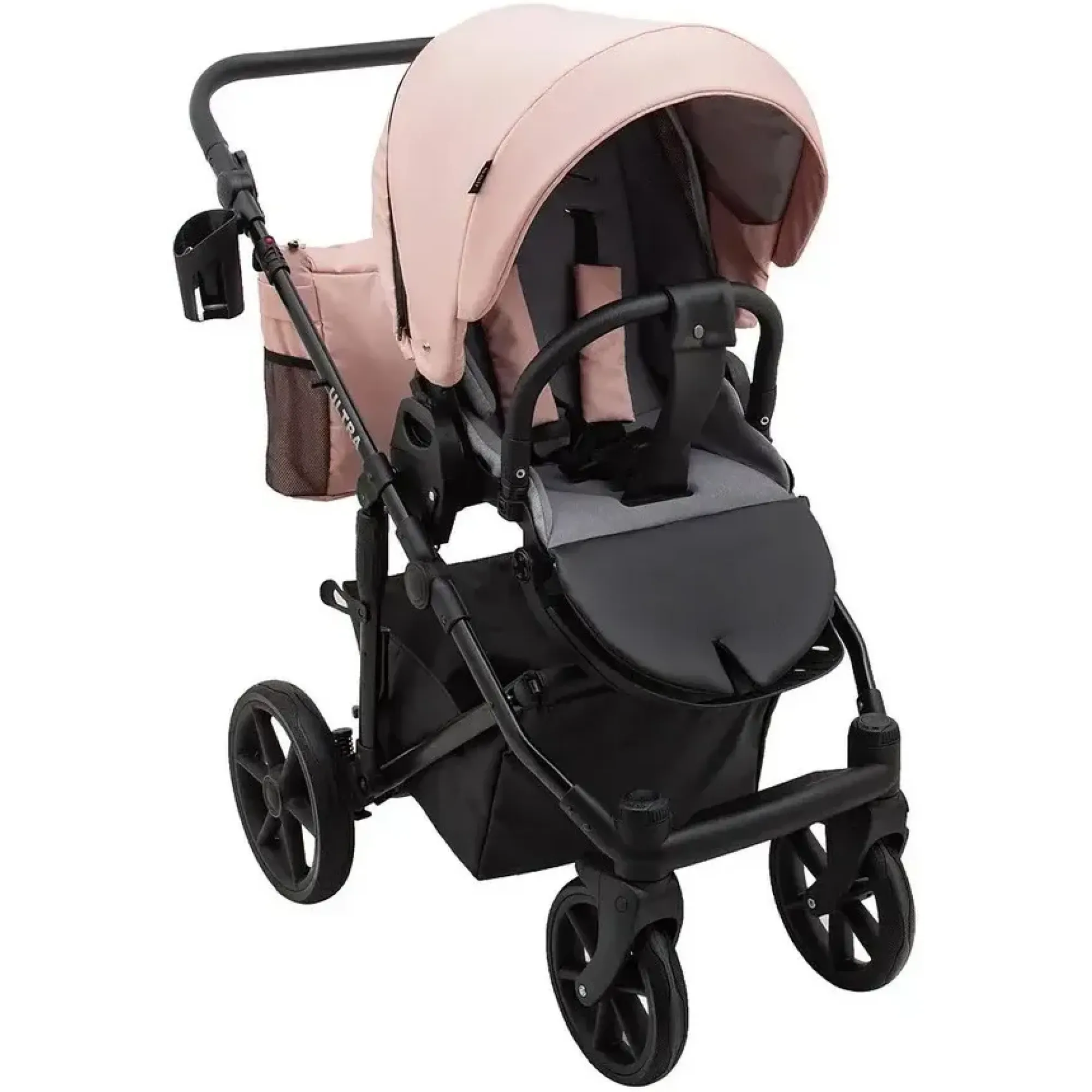 Коляска 2в1 Bair Ultra Soft U-829 Рожевий