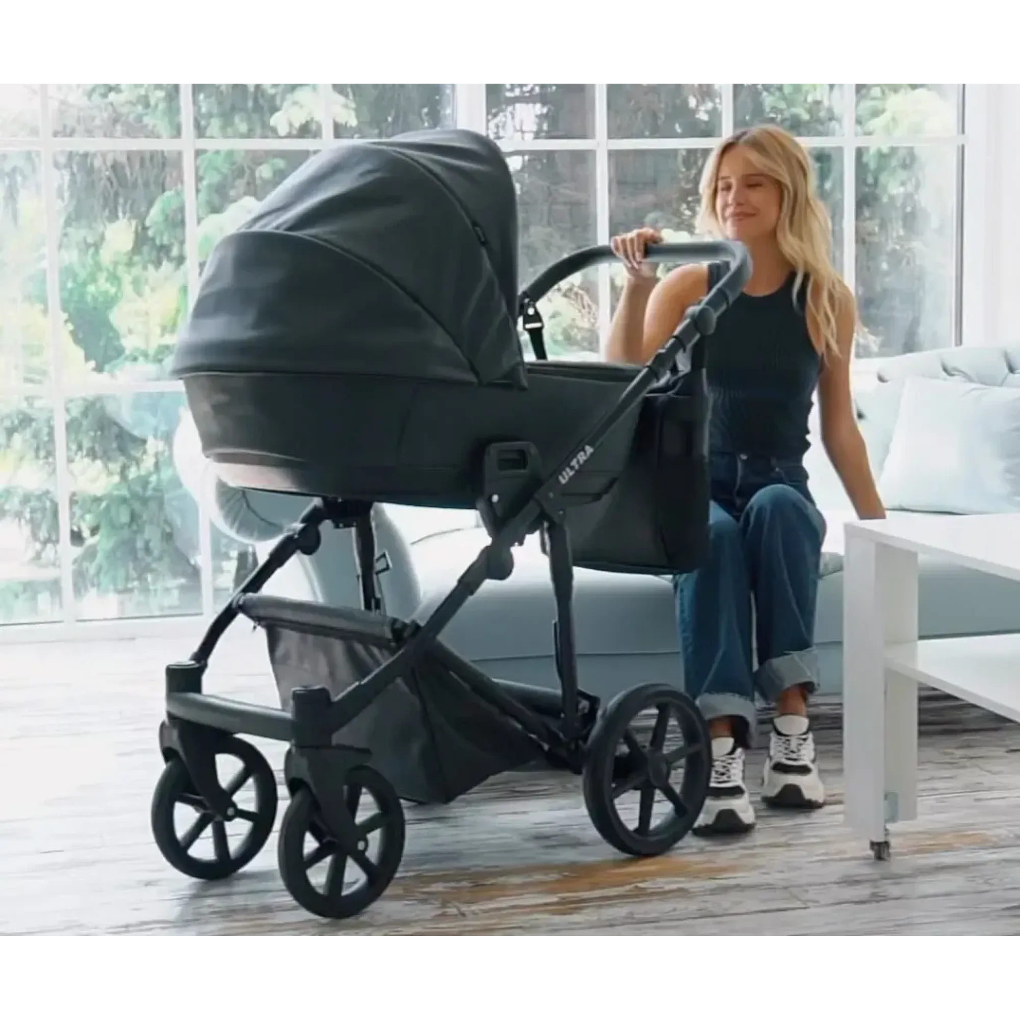Коляска 2в1 Bair Ultra Soft U-829 Рожевий
