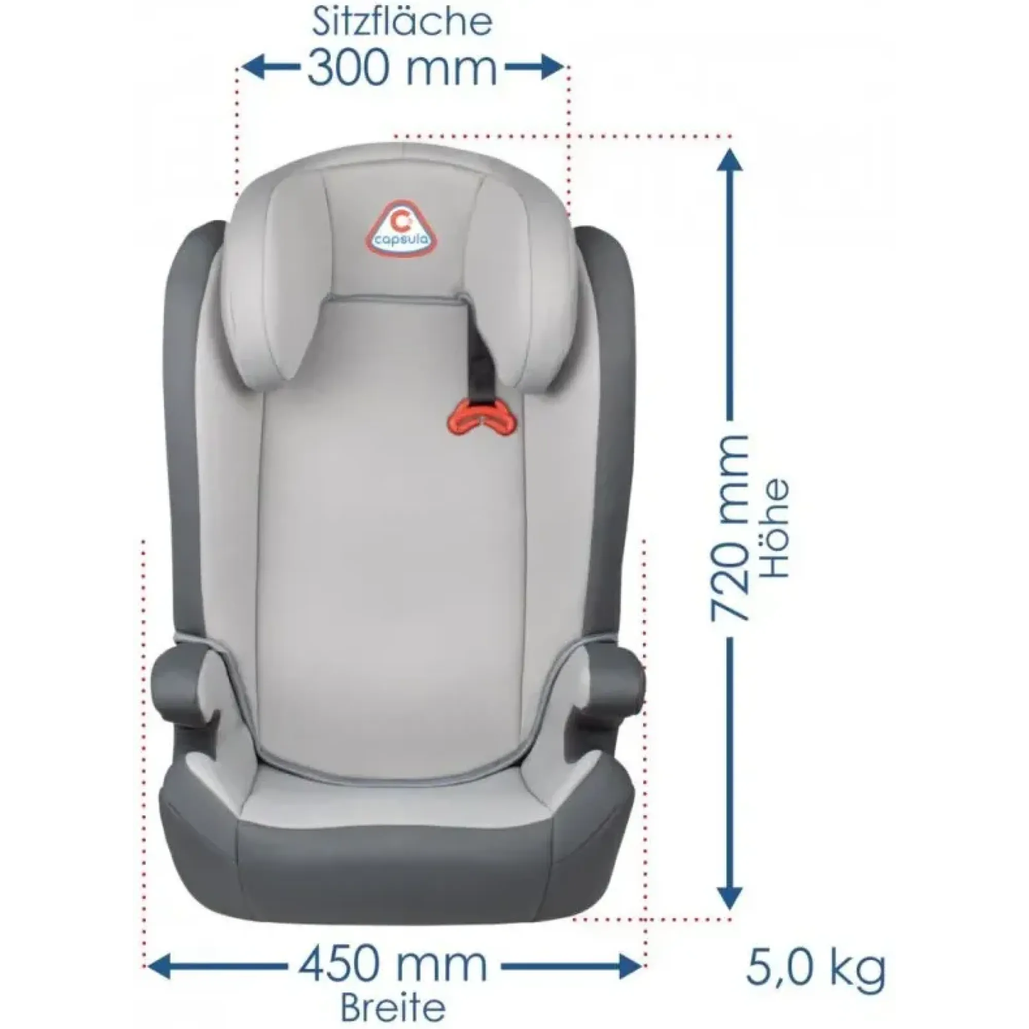 Автокресло Capsula MT5 Grey
