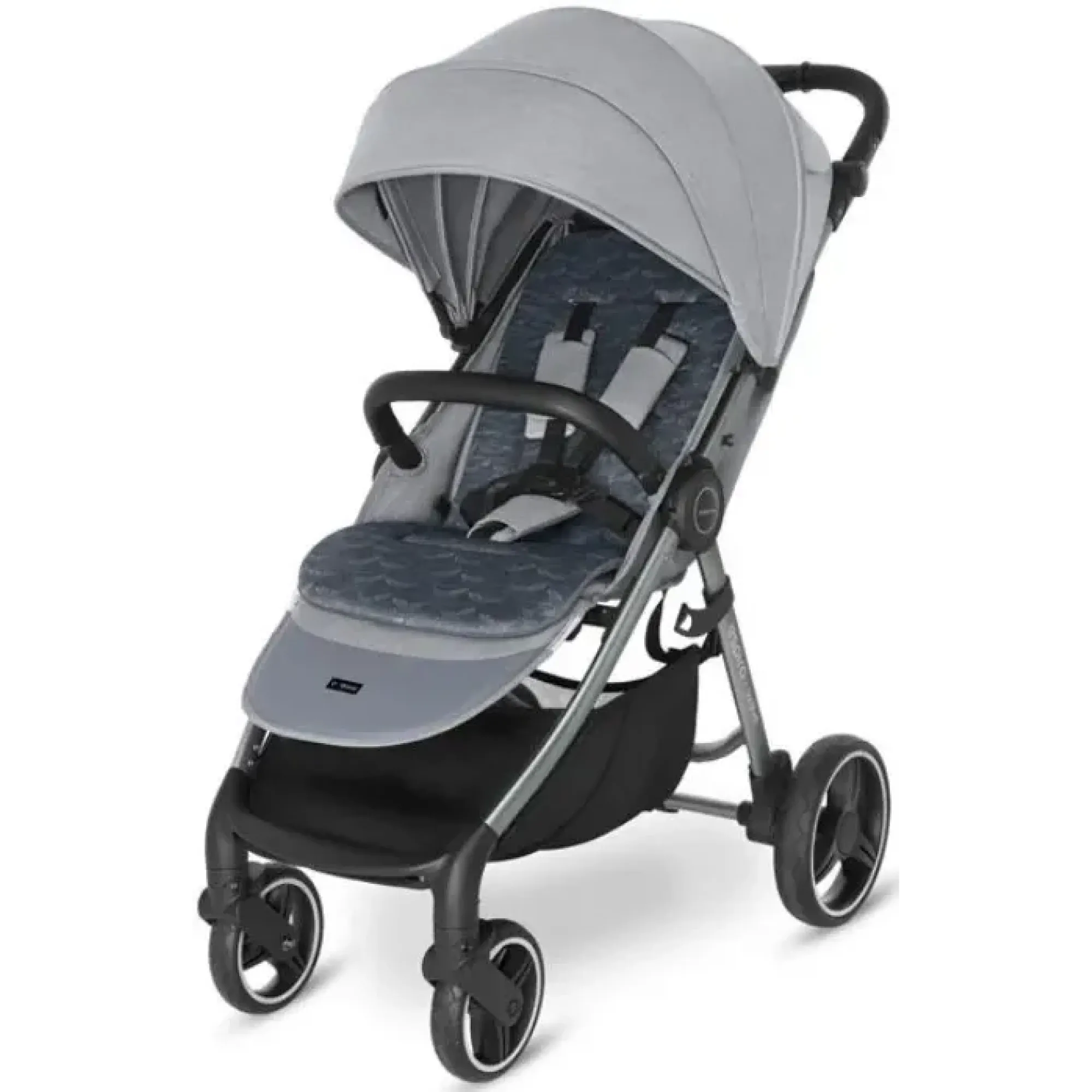 Прогулянкова коляска Espiro Wave 2022 107 Silver Gray