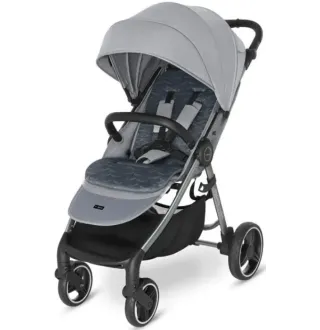 Прогулянкова коляска Espiro Wave 2022 107 Silver Gray