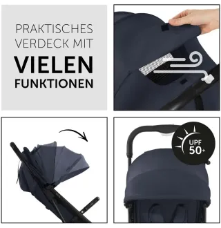 Коляска прогулянкова Hauck Travel N Care Dark Navy Blue