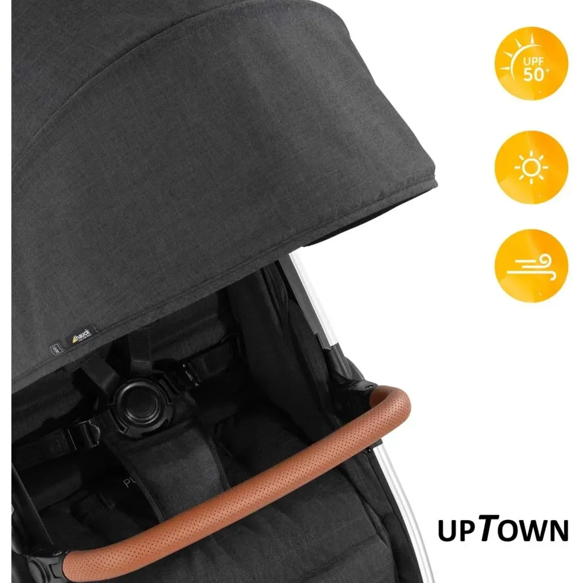 Коляска прогулянкова Hauck Uptown Melange Black