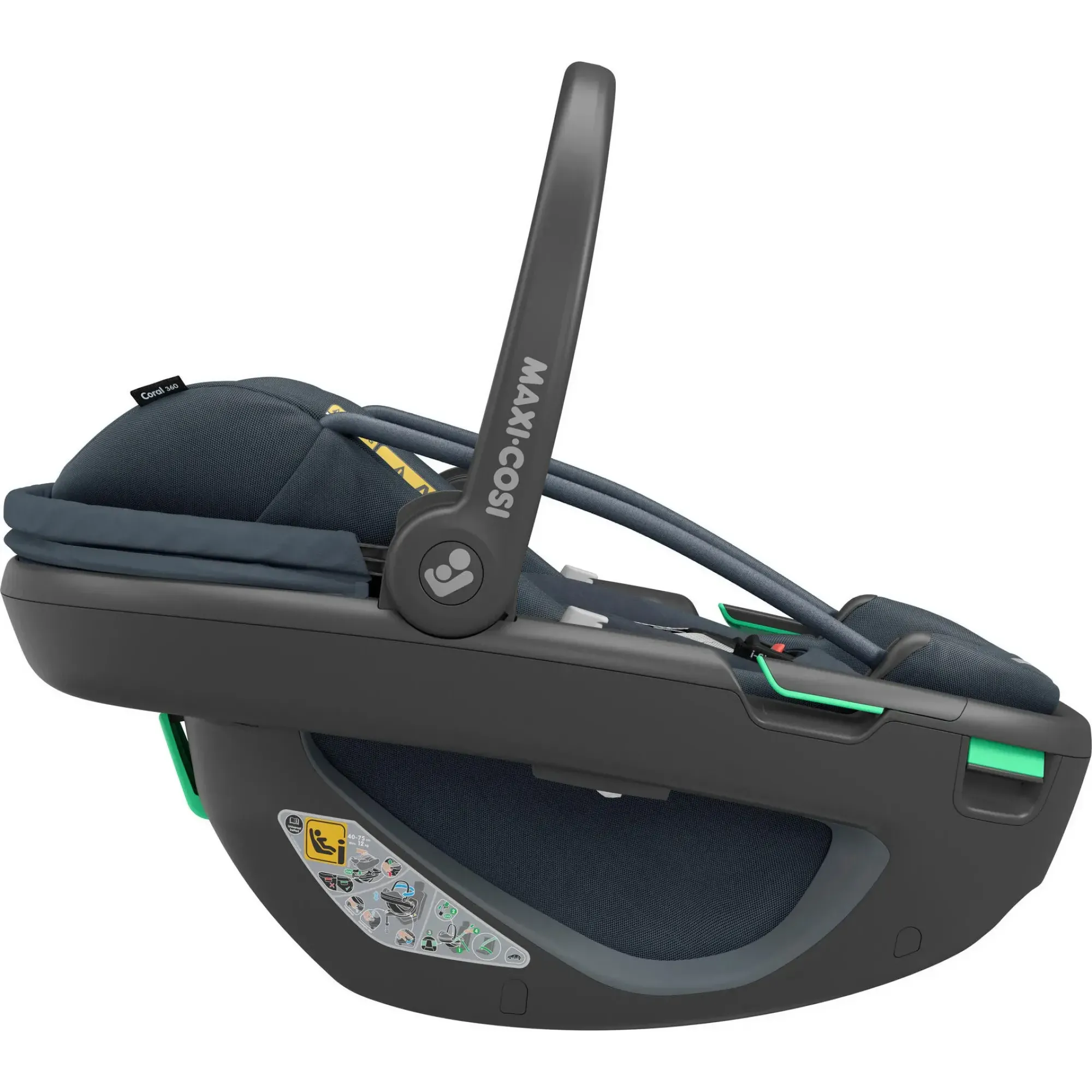 Автокрісло Maxi-Cosi Coral 360 Essential Graphite (Black Shell)