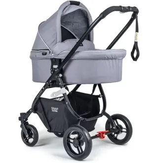Колиска Valco Baby Q Bassinet для Trimod X, Snap 4 Ultra, Quad X / Cool Grey