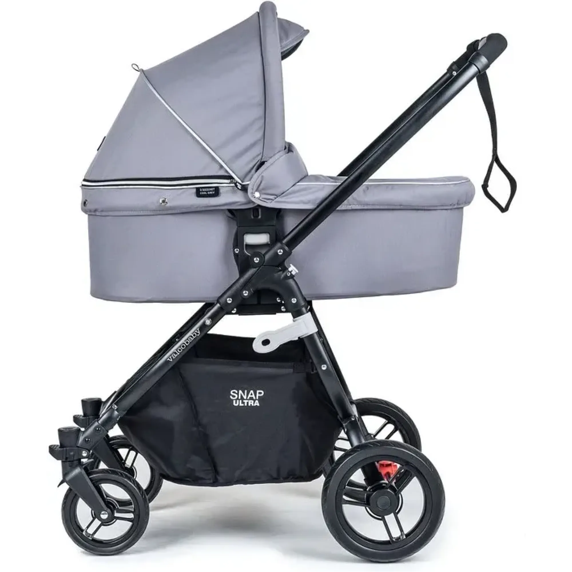 Колиска Valco Baby Q Bassinet для Trimod X, Snap 4 Ultra, Quad X / Cool Grey