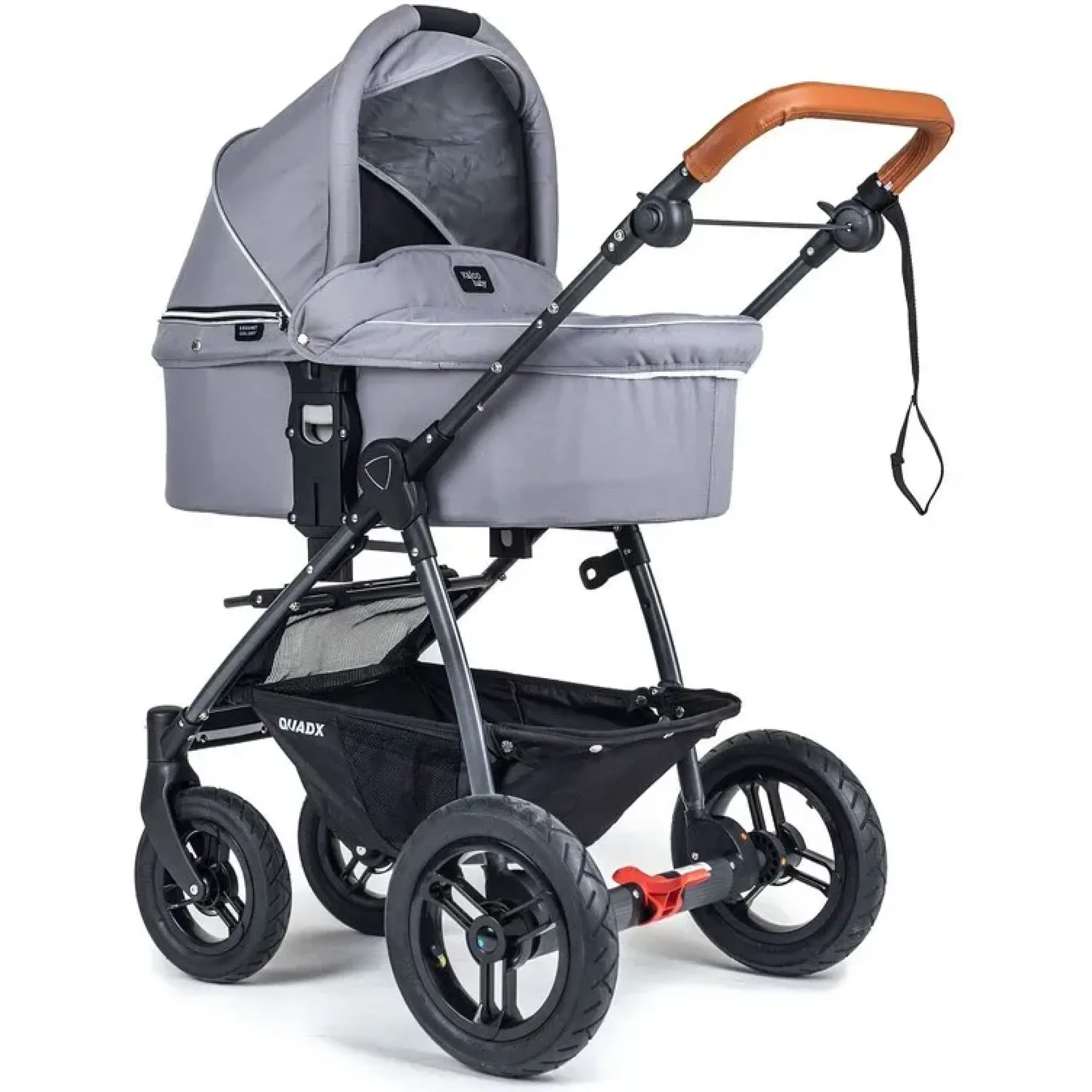 Колиска Valco Baby Q Bassinet для Trimod X, Snap 4 Ultra, Quad X / Cool Grey