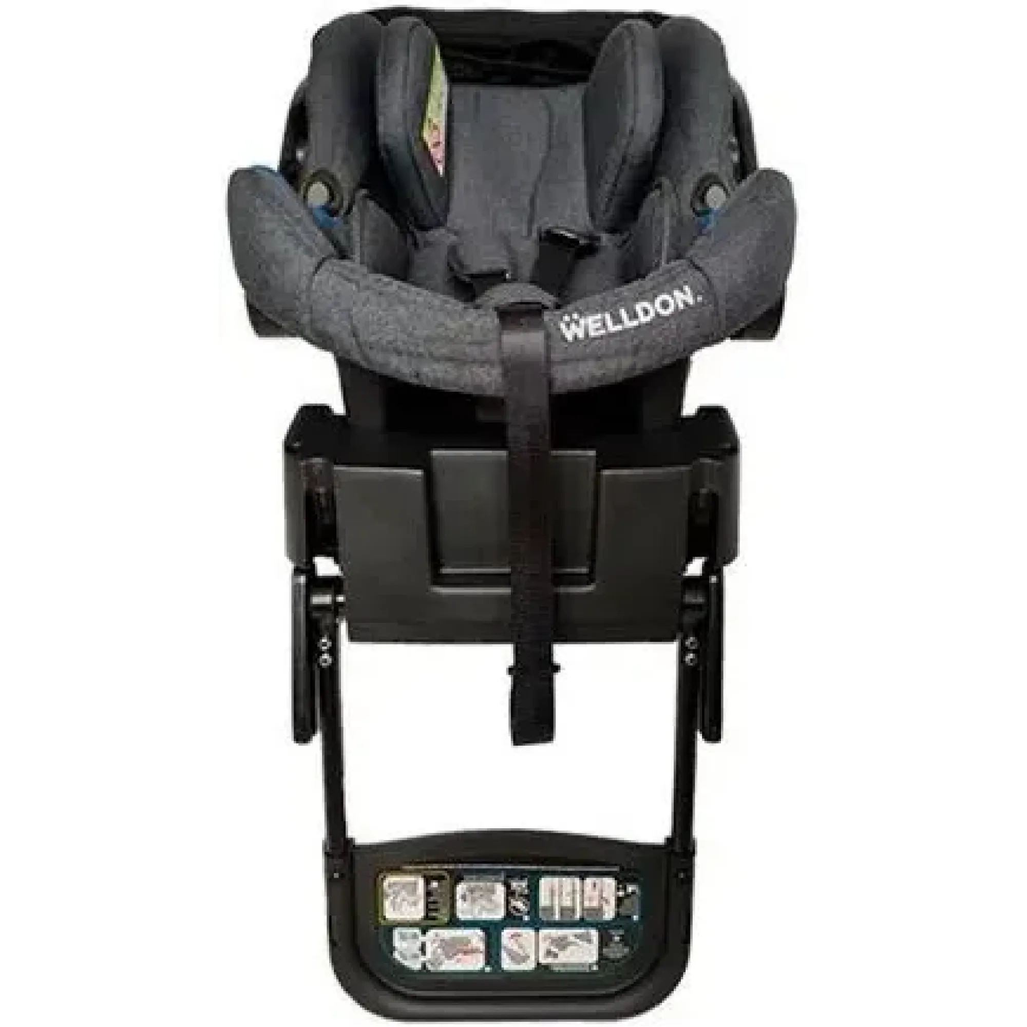 Автокресло Welldon Diadem New Графитовый + база Isofix