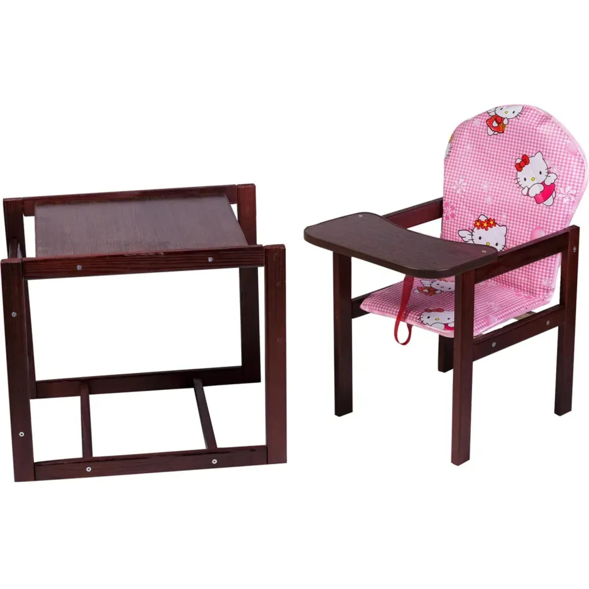 Стільчик-трансформер Наталка Зайчик-22 темний рожевий (hello kitty)