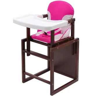 Стільчик-трансформер Babyroom Поні-220 тонований рожевий / білий