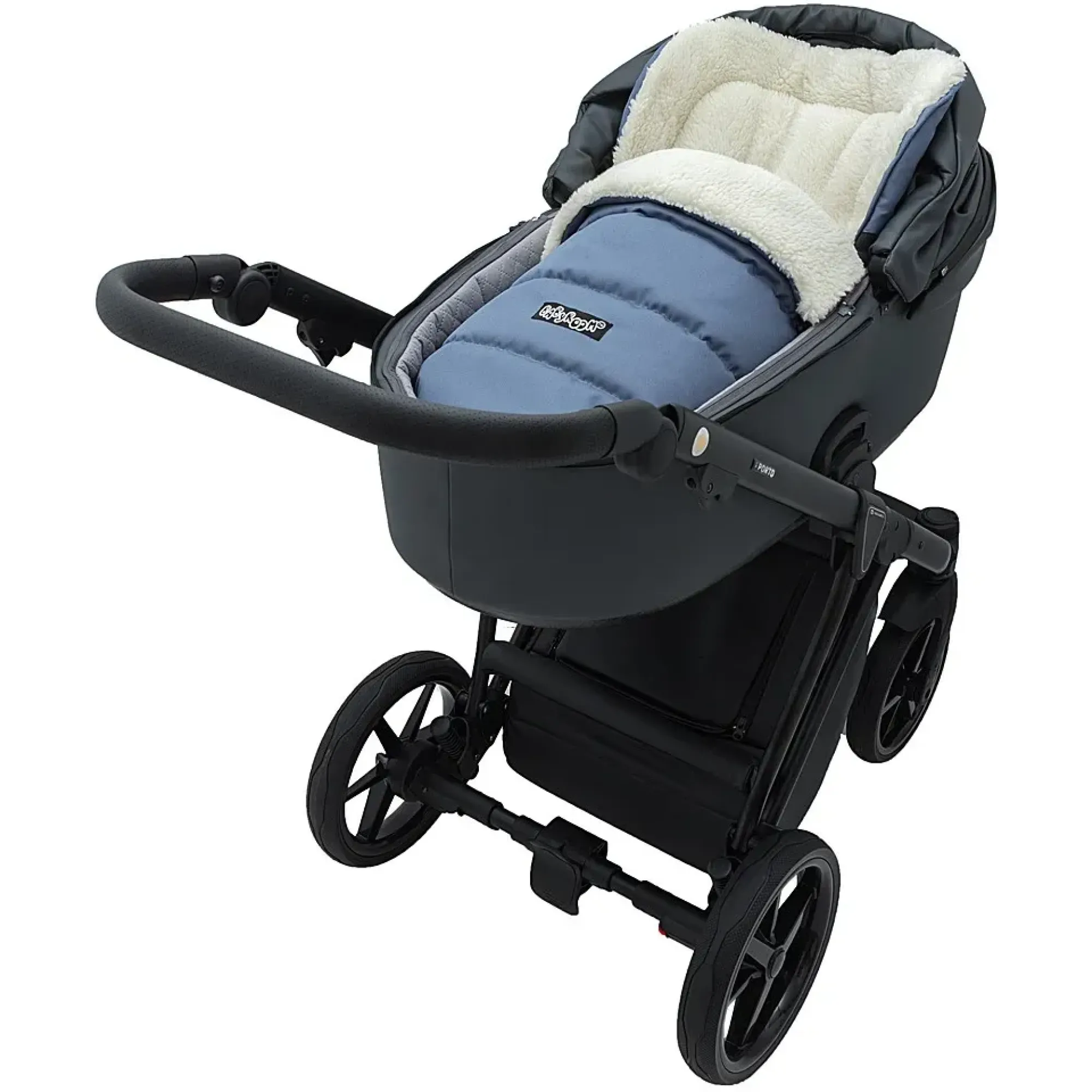 Зимовий конверт Babyroom Wool N-20 jeans blue синій