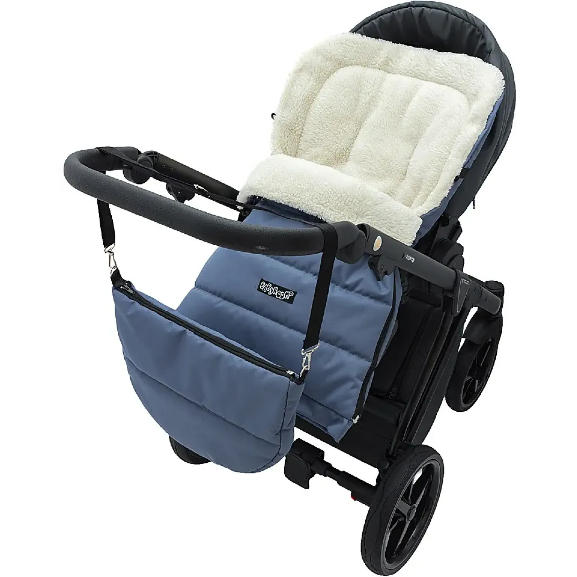 Зимовий конверт Babyroom Wool N-20 jeans blue синій