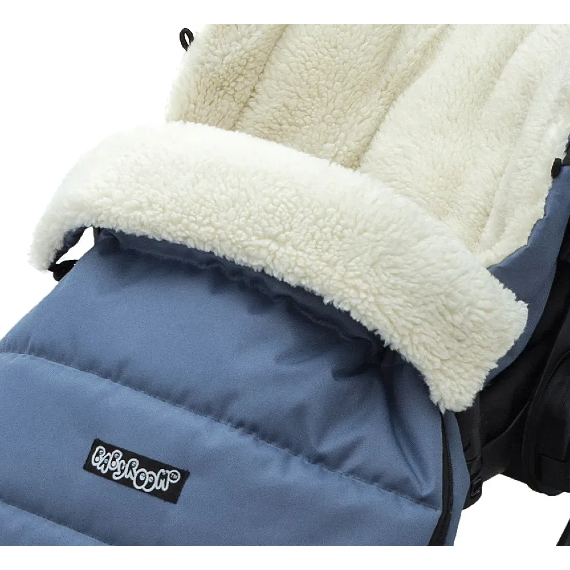 Зимовий конверт Babyroom Wool N-20 jeans blue синій