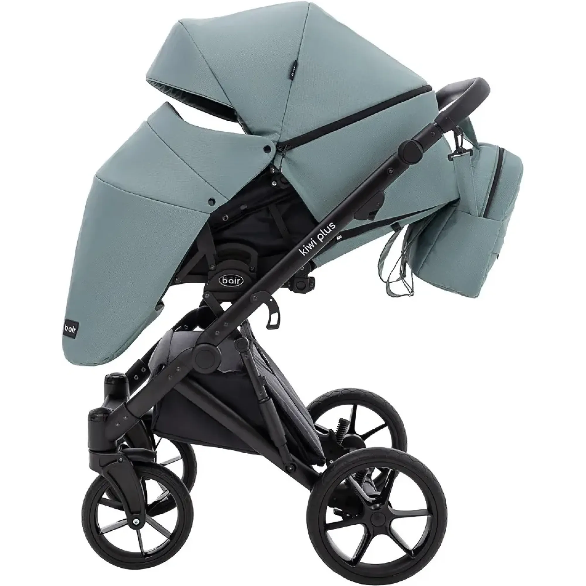 Коляска 2 в 1 Bair Kiwi Plus Soft BKP-028 нефрит