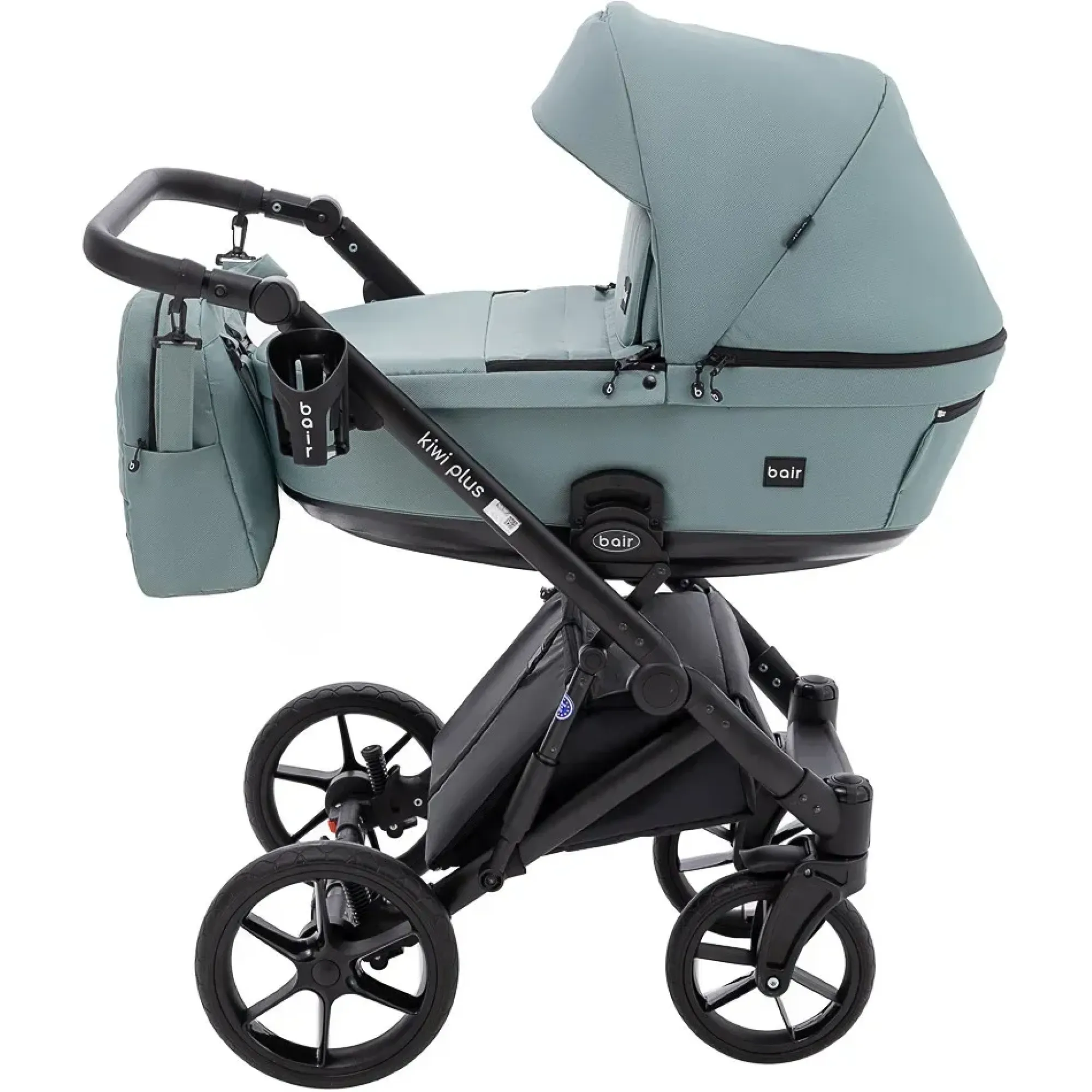 Коляска 2 в 1 Bair Kiwi Plus Soft BKP-028 нефрит