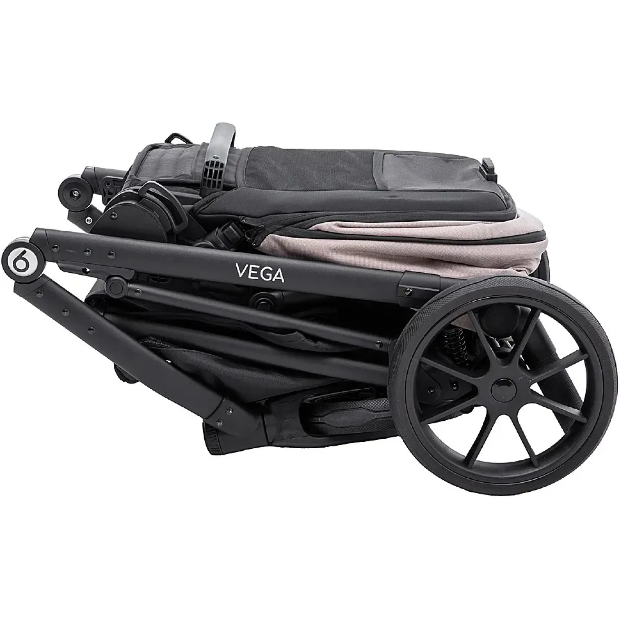 Коляска 2 в 1 Bair Vega Soft VS-02 sand капучино