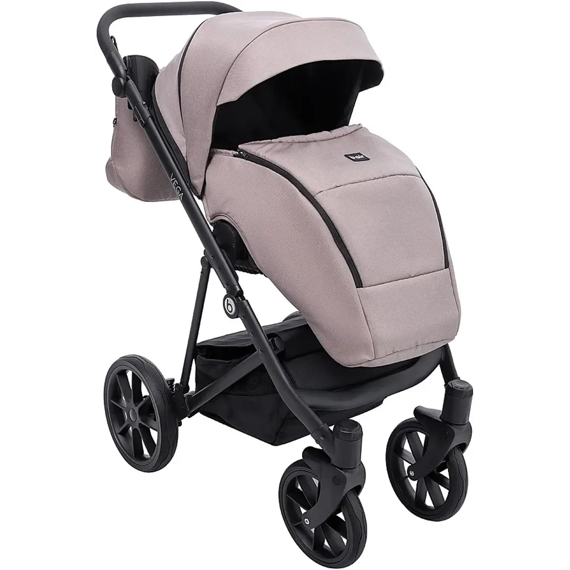 Коляска 2 в 1 Bair Vega Soft VS-02 sand капучино