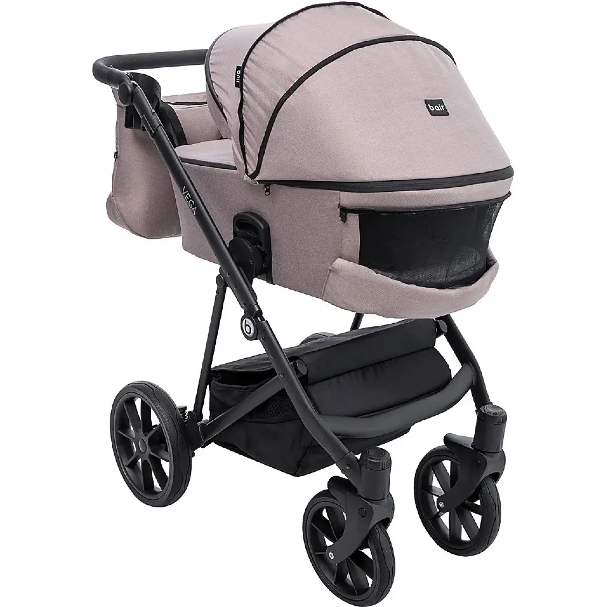 Коляска 2 в 1 Bair Vega Soft VS-02 sand капучино