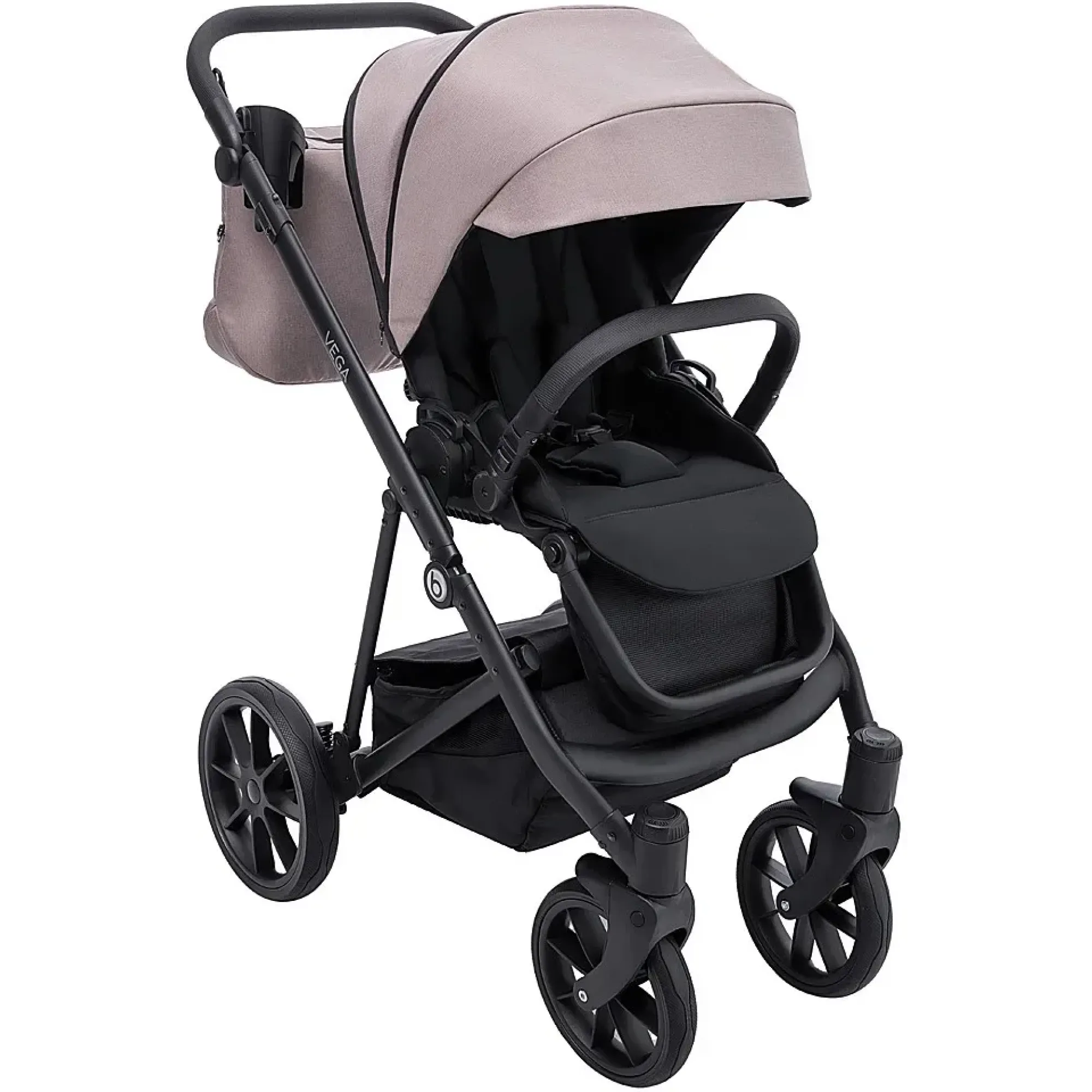 Коляска 2 в 1 Bair Vega Soft VS-02 sand капучино