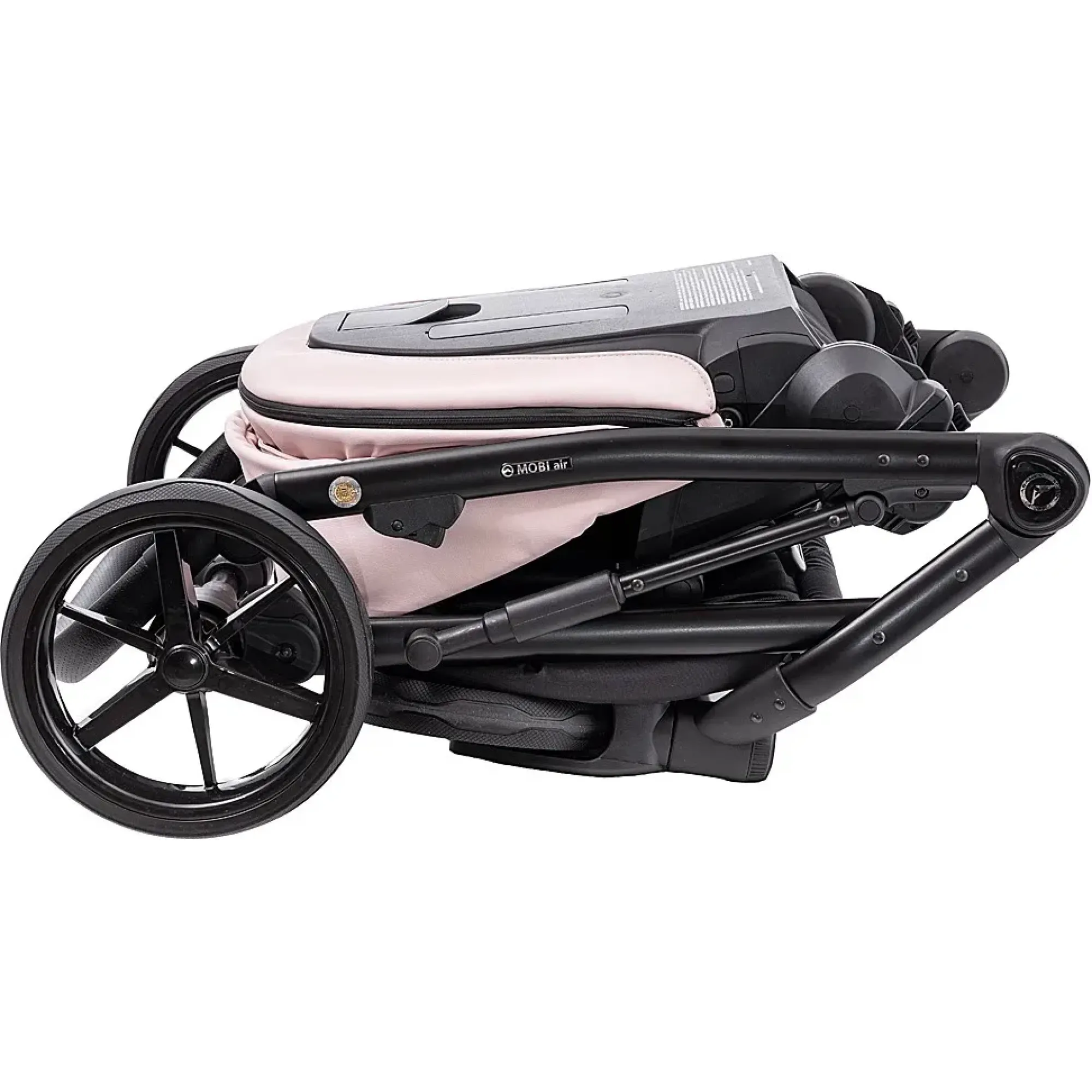 Коляска 2 в 1 Adamex Mobi Air Thermo New ECO SA-15 рожевий пудра
