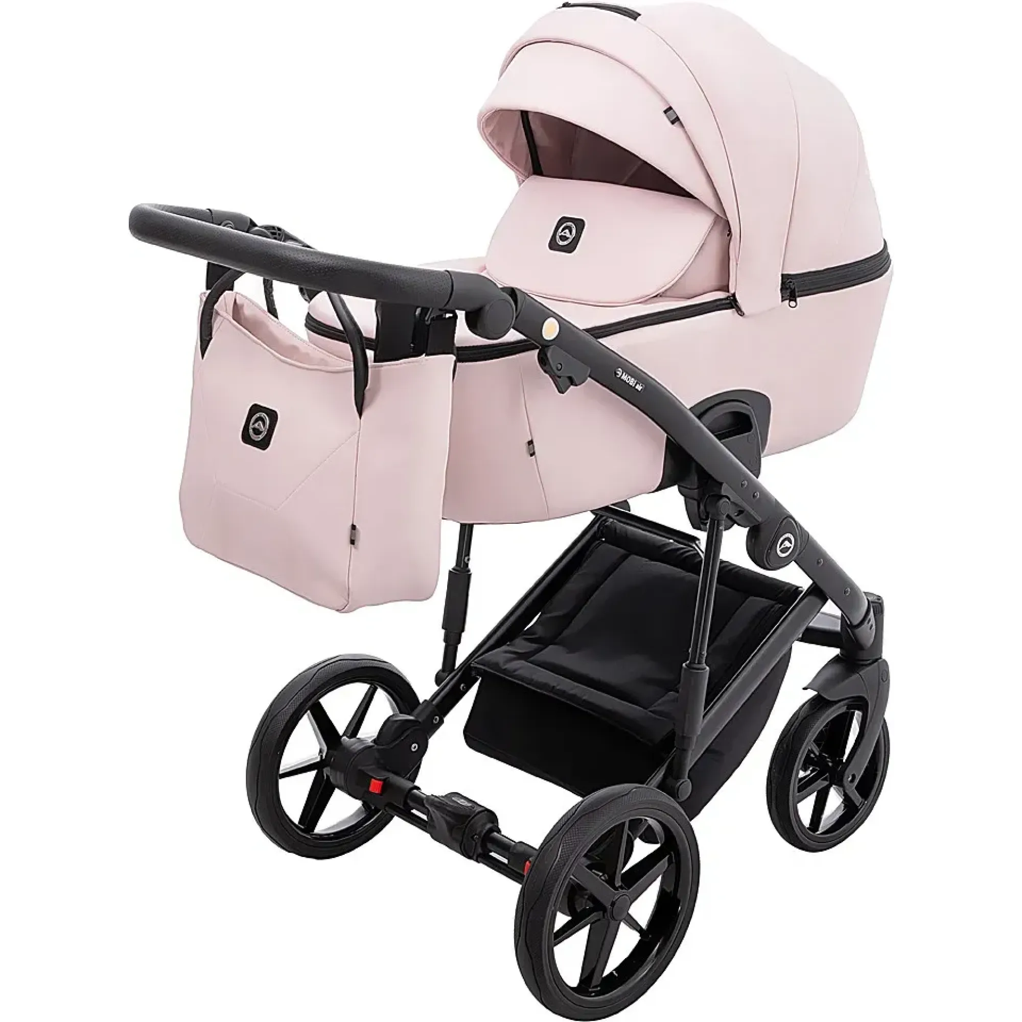 Коляска 2 в 1 Adamex Mobi Air Thermo New ECO SA-15 рожевий пудра