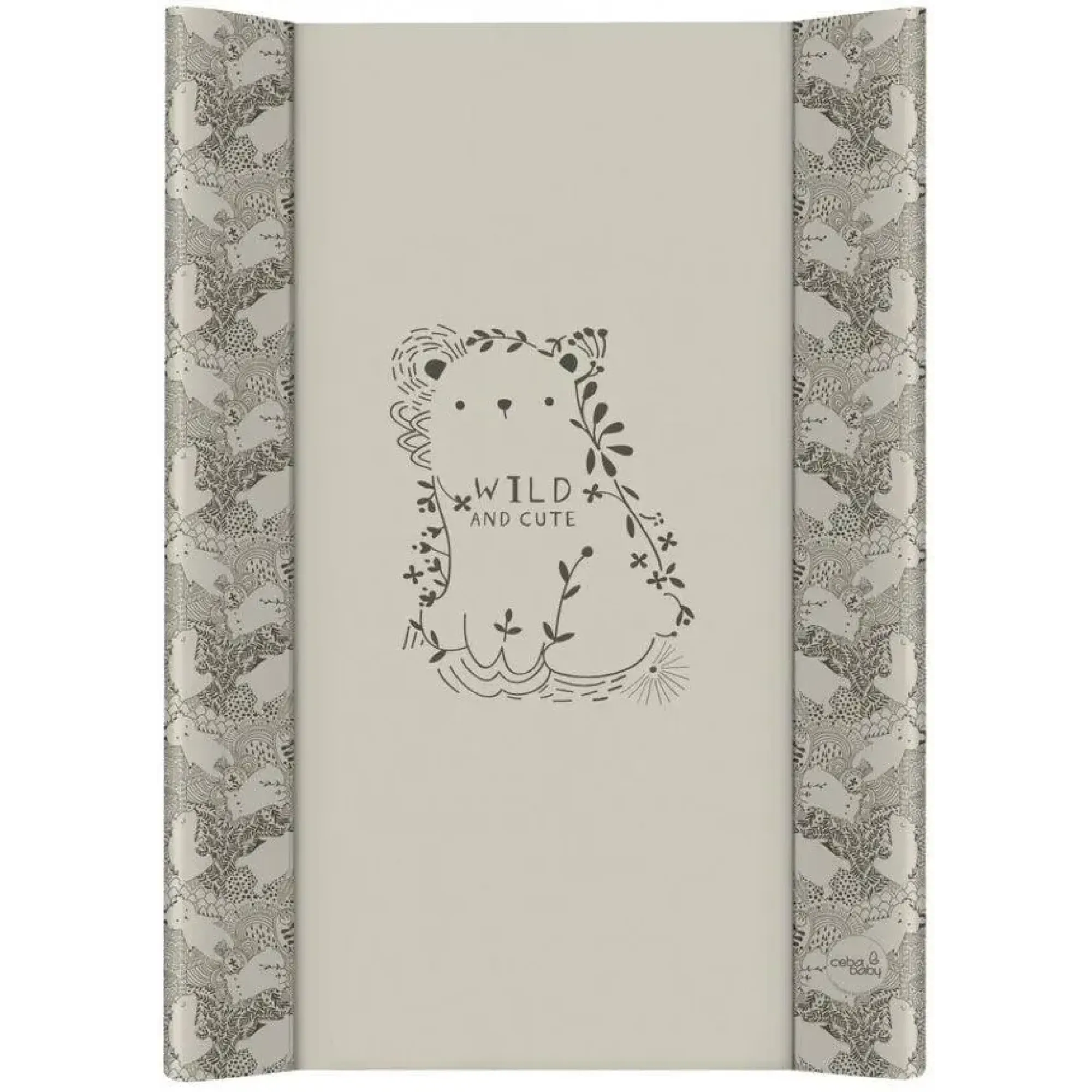 Повивальна дошка жорстка Ceba Baby Hard short changing pad (50x70 cm) W-216-000-723 basic wild
