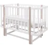 Ліжко Babyroom Місяць LU-2 маятник білий / капучино