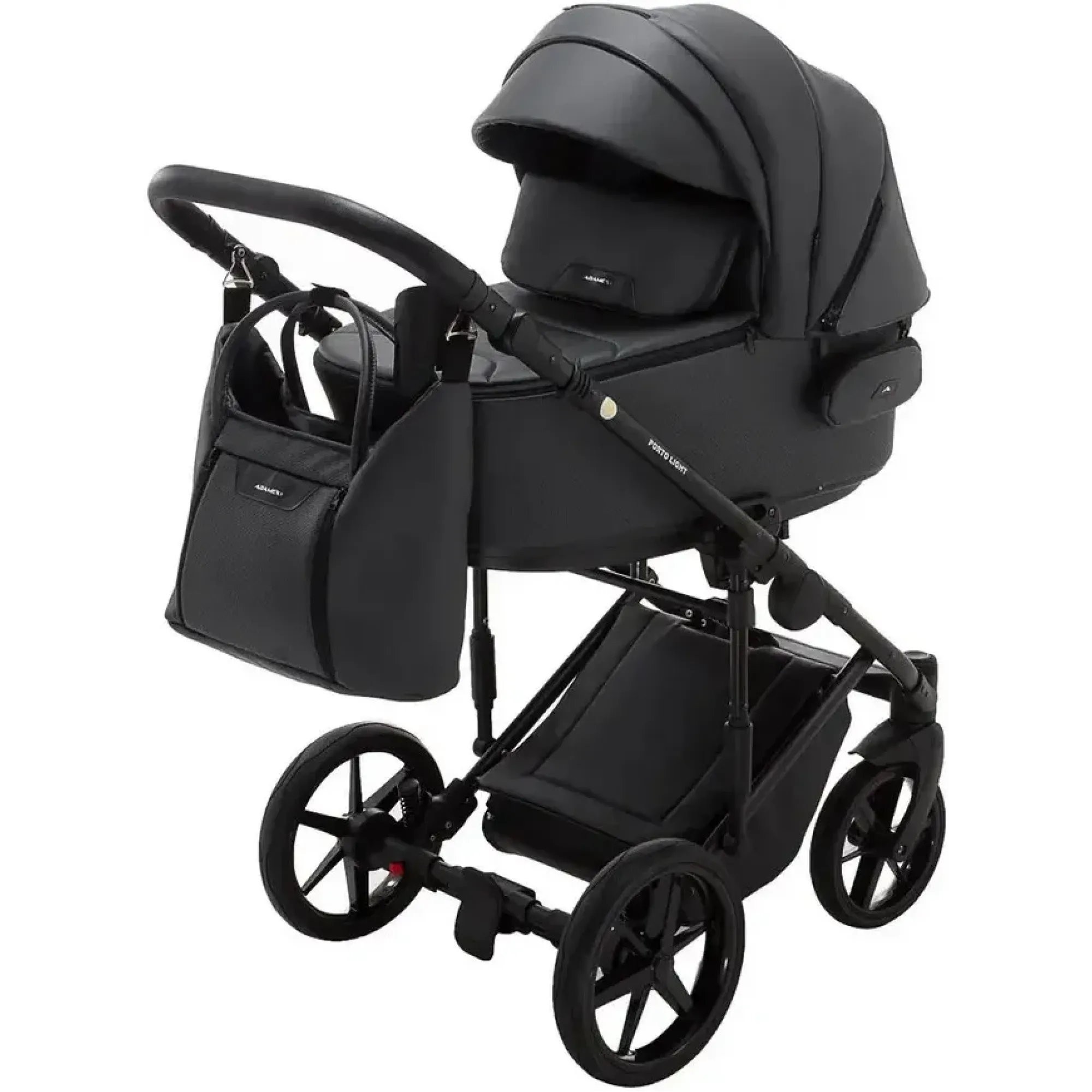 Коляска 2в1 Adamex Porto Light Eco SA-5 Графіт