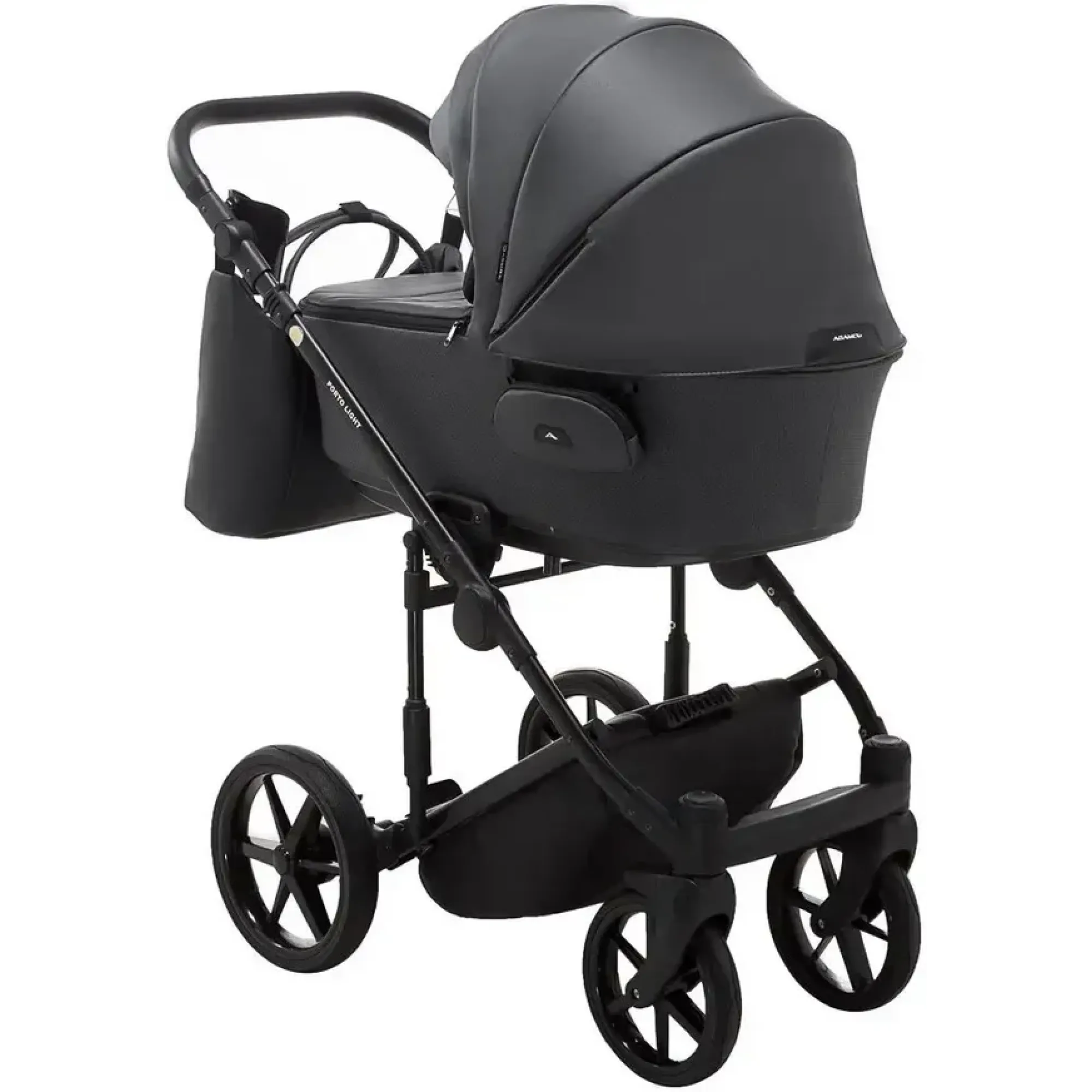 Коляска 2в1 Adamex Porto Light Eco SA-5 Графіт