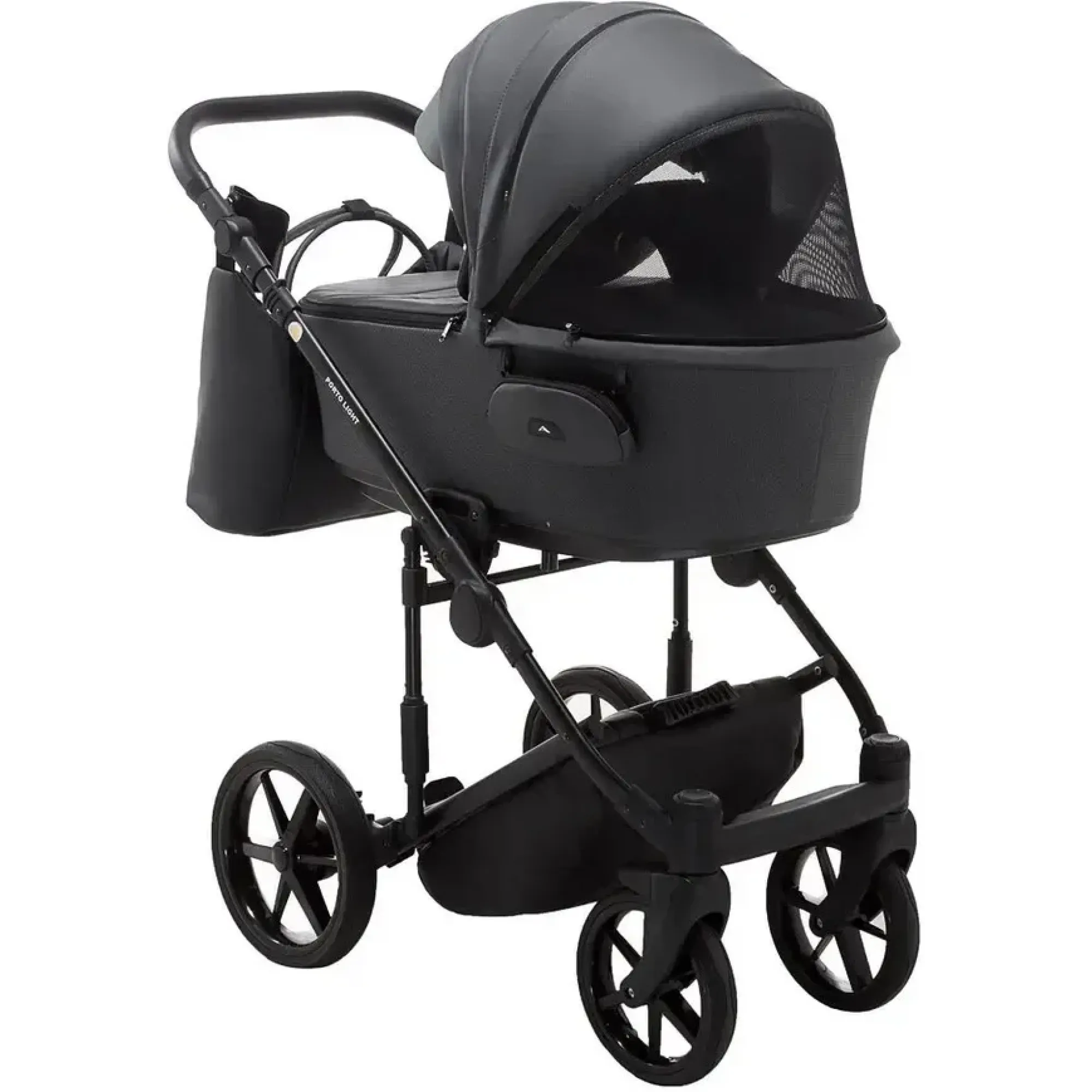 Коляска 2в1 Adamex Porto Light Eco SA-5 Графіт
