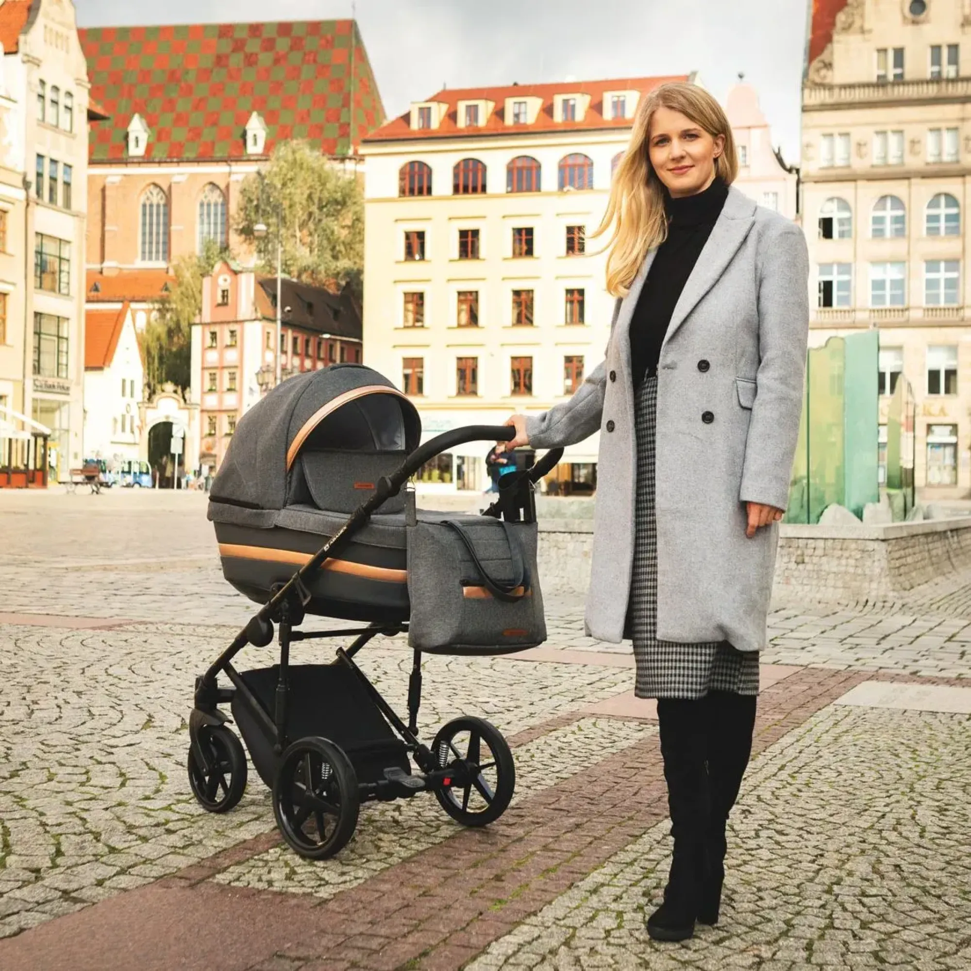 Коляска 2в1 Adamex Rimini Eco RI-213 (екошкіра)