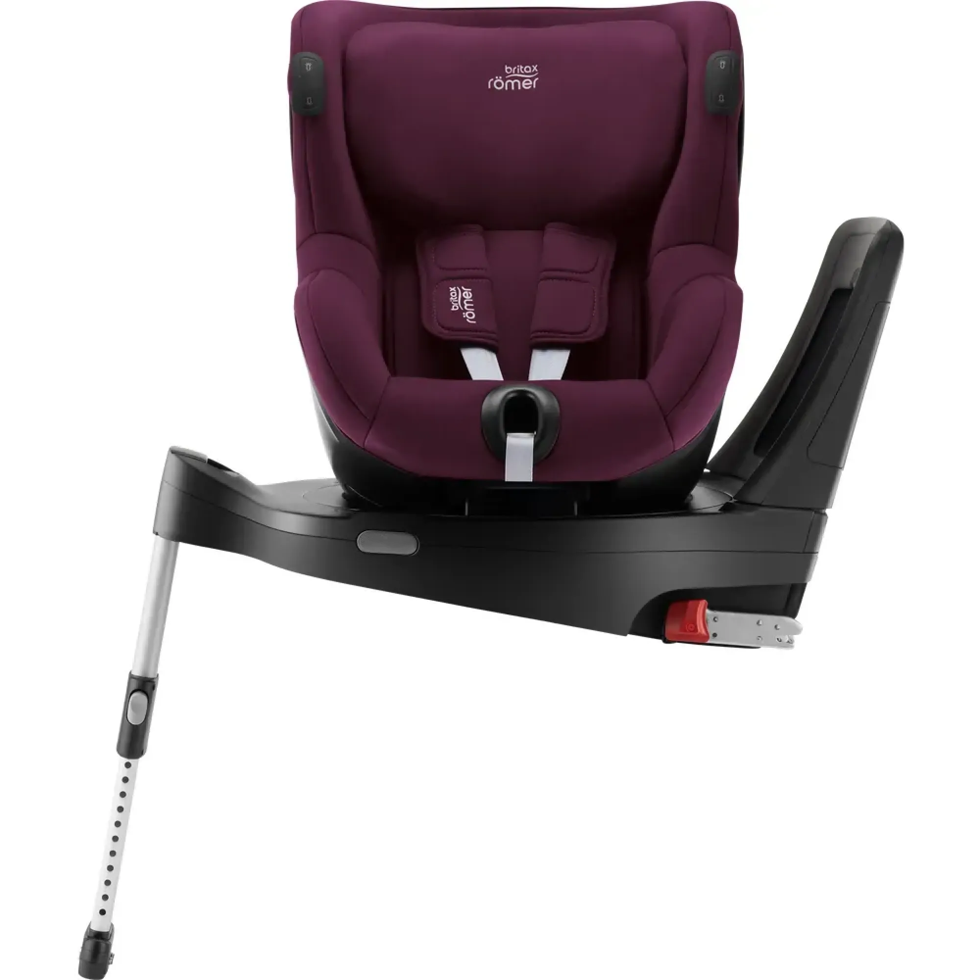 Автокрісло Britax-Romer Dualfix iSense Burgundy Red з платформою Flex Base iSense