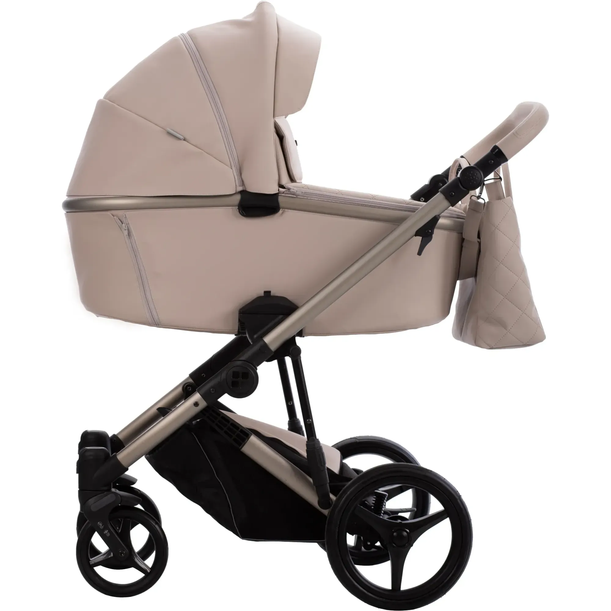 Коляска 2в1 Bebetto Loren Premium Class Sand 01
