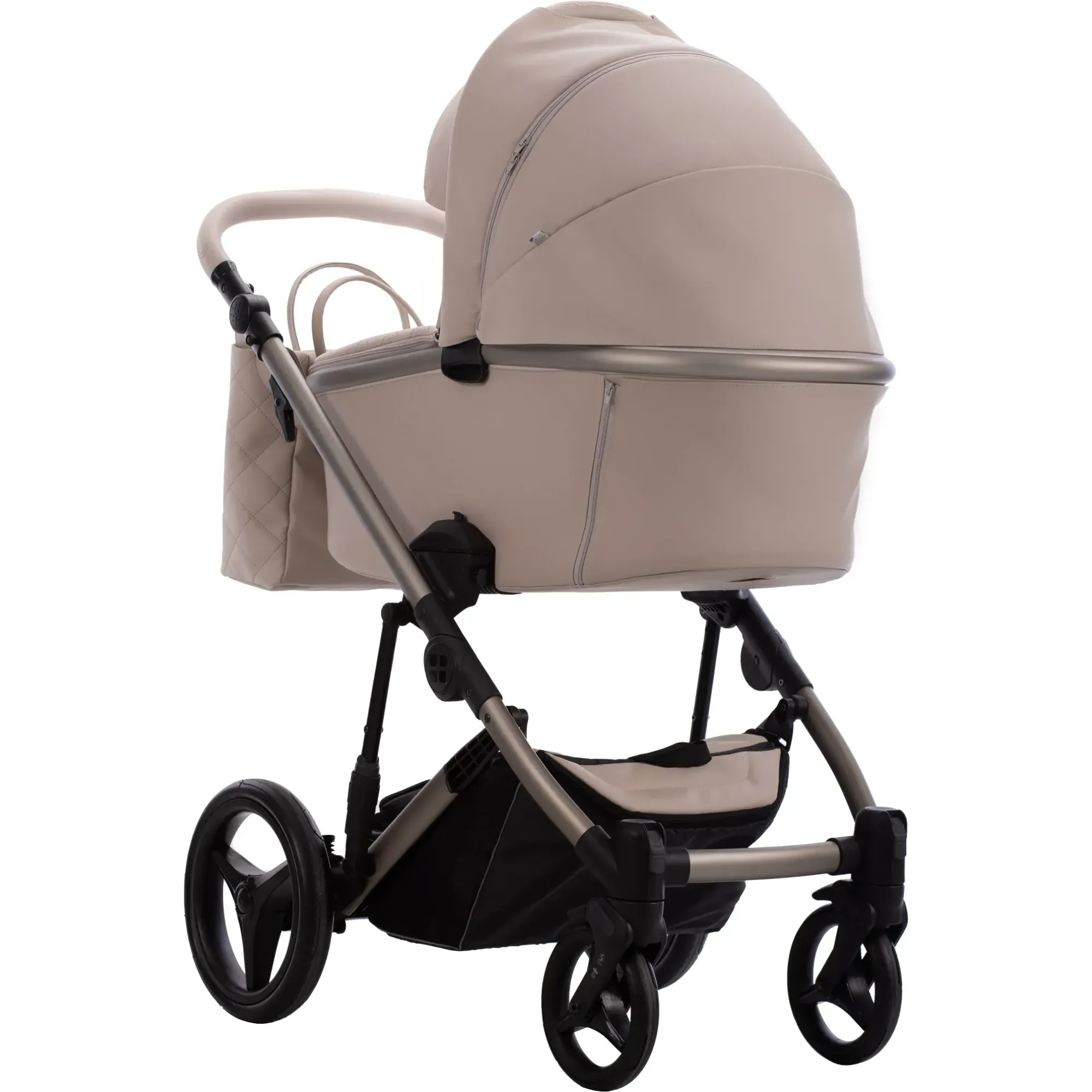 Коляска 2в1 Bebetto Loren Premium Class Sand 01