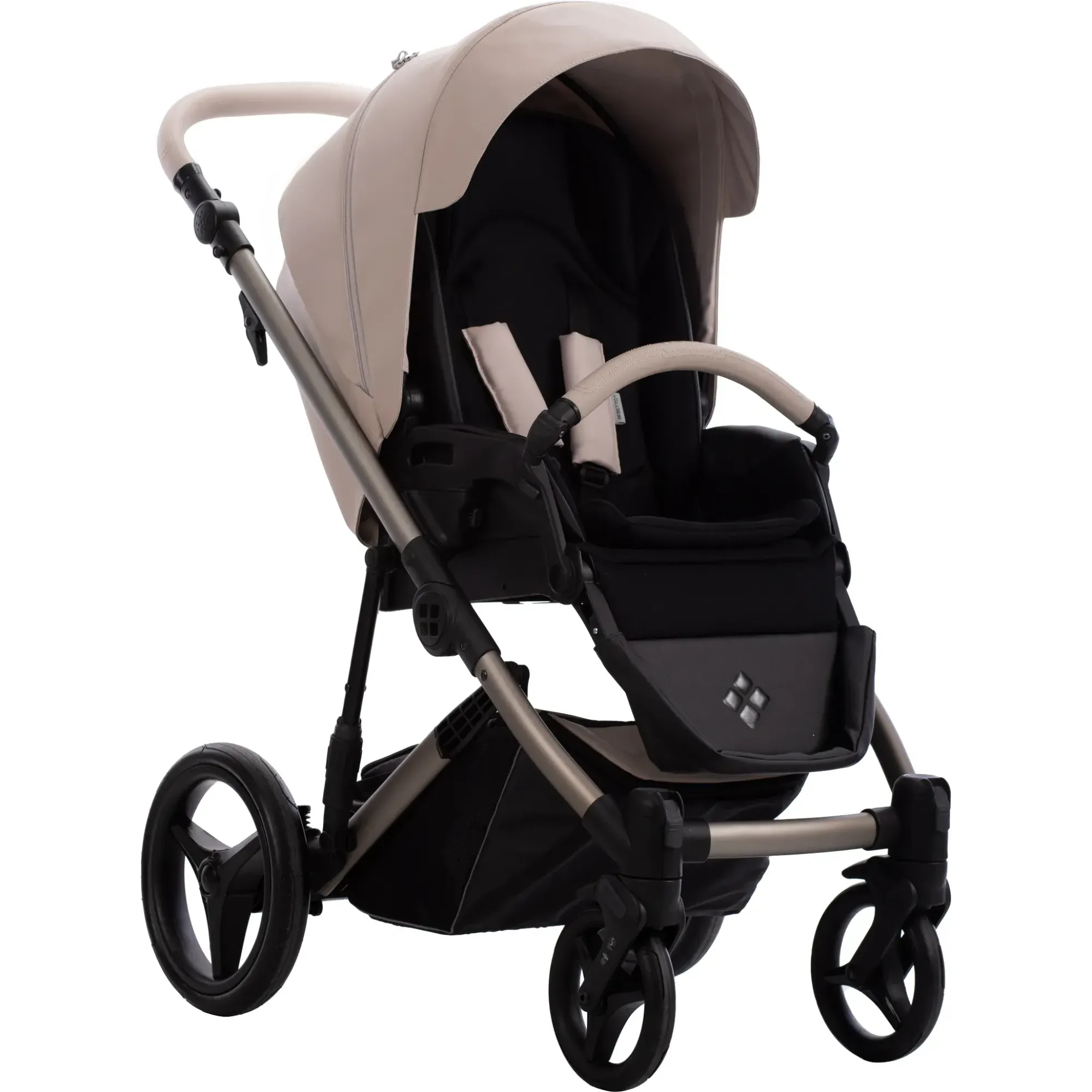Коляска 2в1 Bebetto Loren Premium Class Sand 01