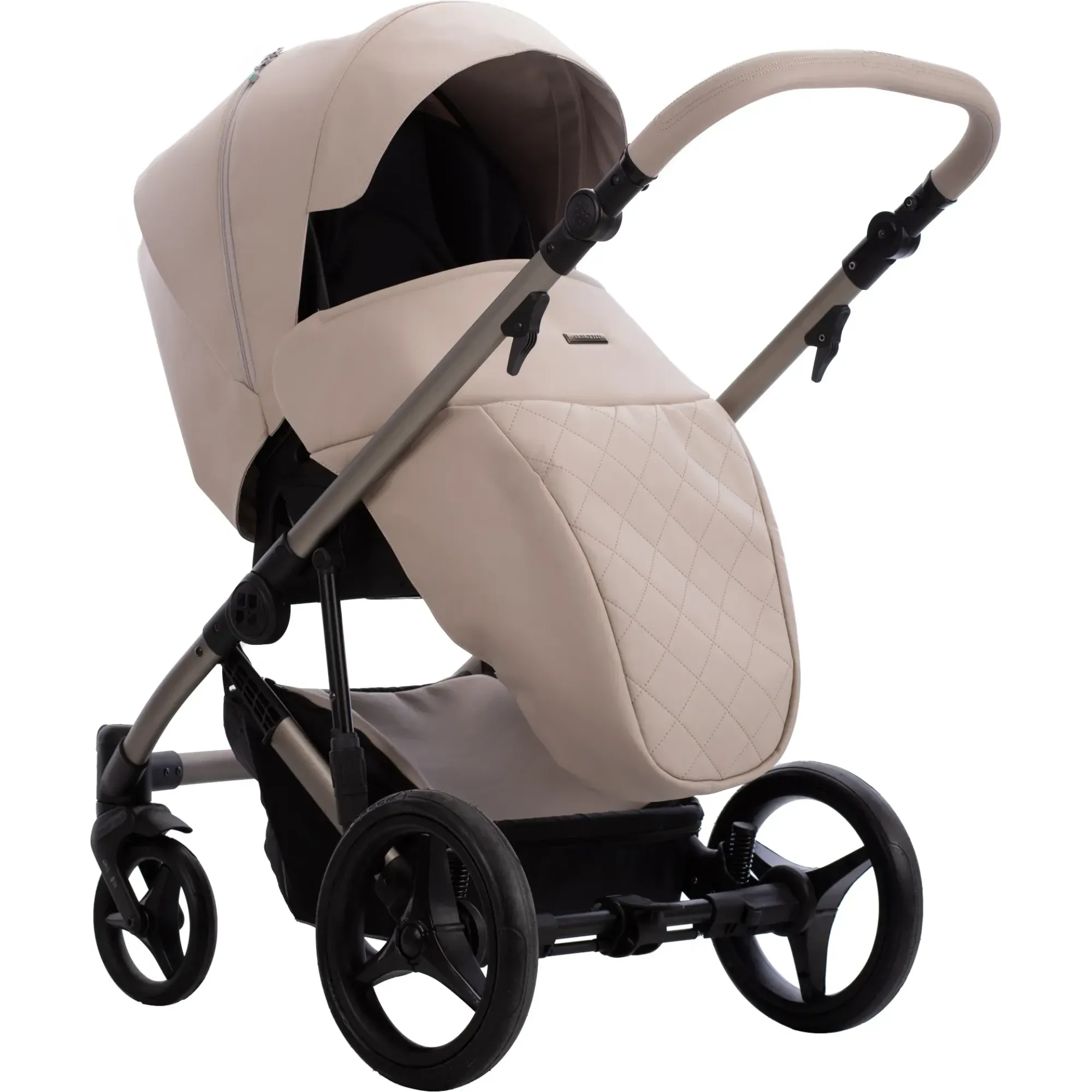 Коляска 2в1 Bebetto Loren Premium Class Sand 01
