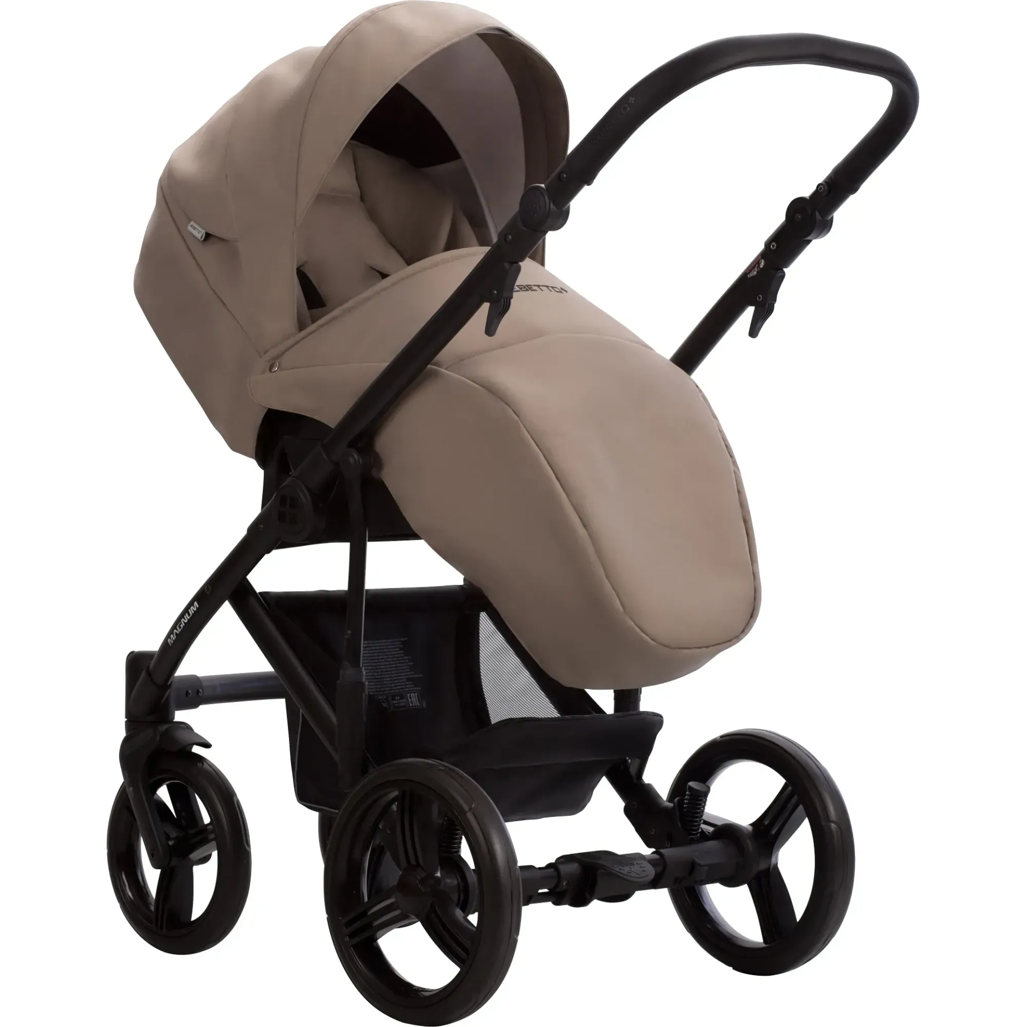 Коляска 2в1 Bebetto Magnum Light 01 Бежевий