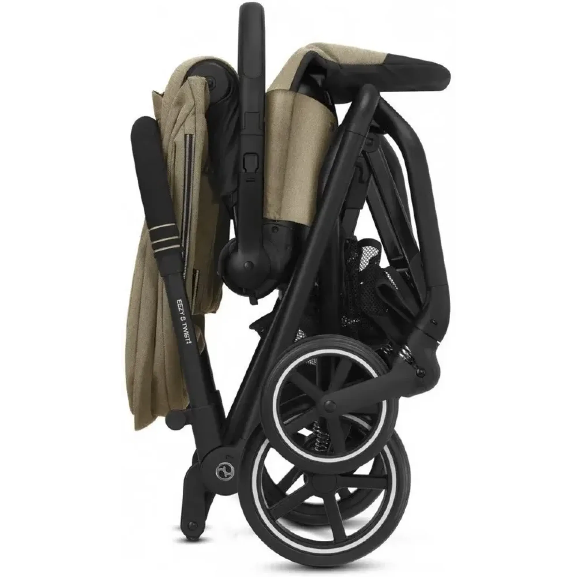 Прогулянкова коляска Cybex Eezy S Twist+ 2 SLV Lava Grey (з бампером)