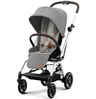 Прогулянкова коляска Cybex Eezy S Twist+ 2 SLV Lava Grey (з бампером) Прогулянкова коляска Cybex Eezy S Twist+ 2 SLV Lava Grey (з бампером)