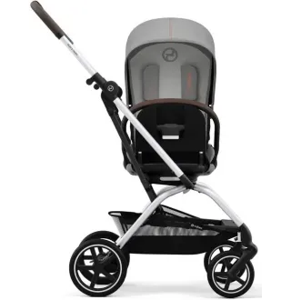 Прогулянкова коляска Cybex Eezy S Twist+ 2 SLV Lava Grey (з бампером)