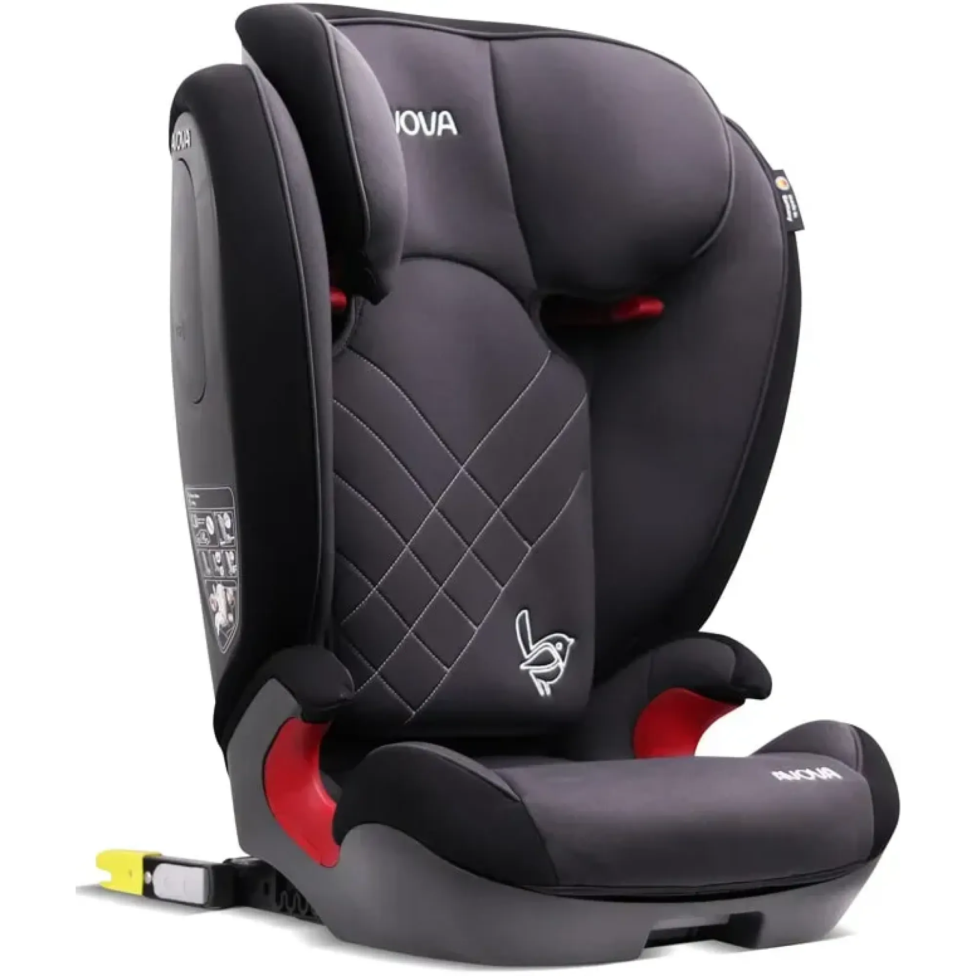 Автокрісло Avova Star Fix i-Size Grey&Black