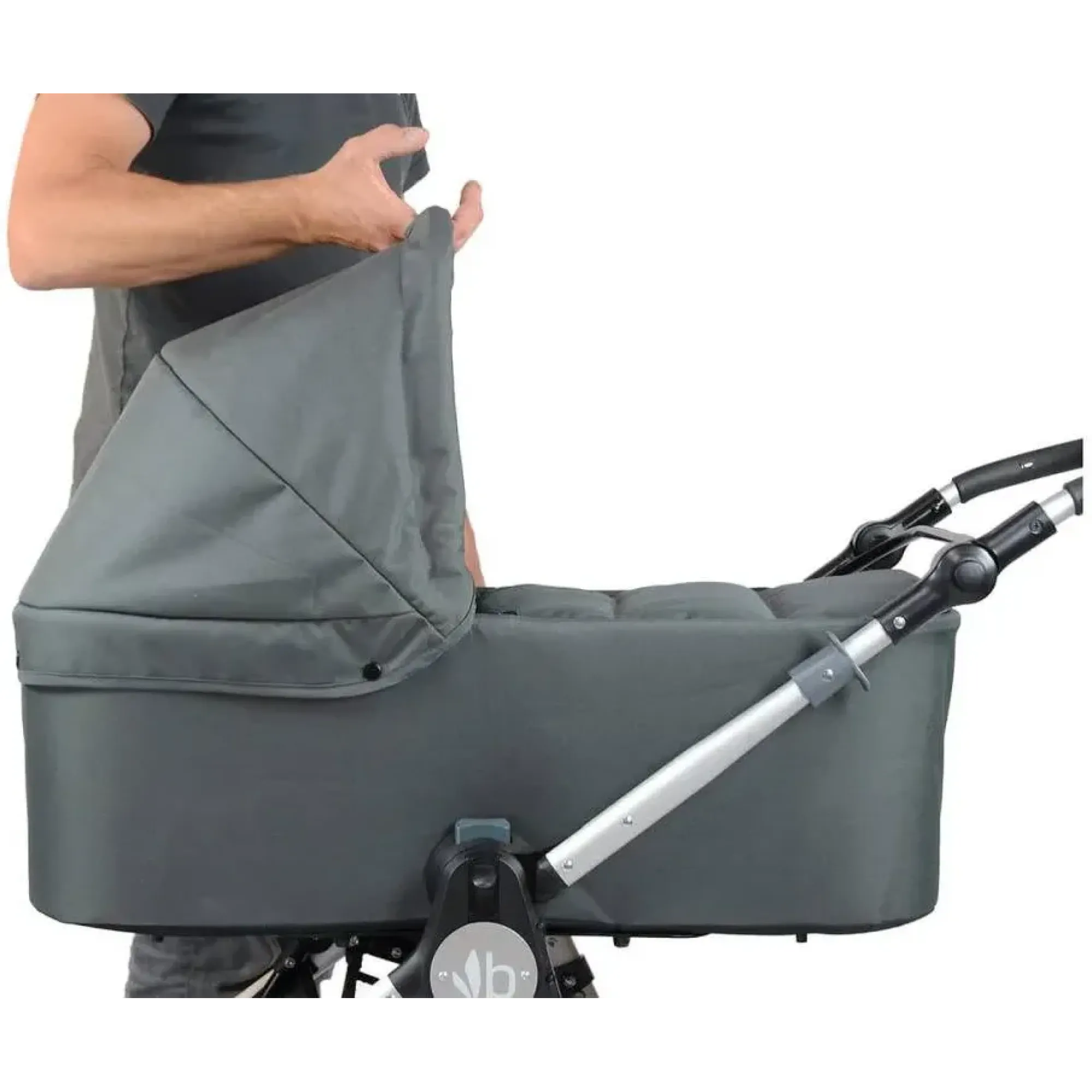 Колиска Bumbleride Carrycot Indie & Speed Matte Black