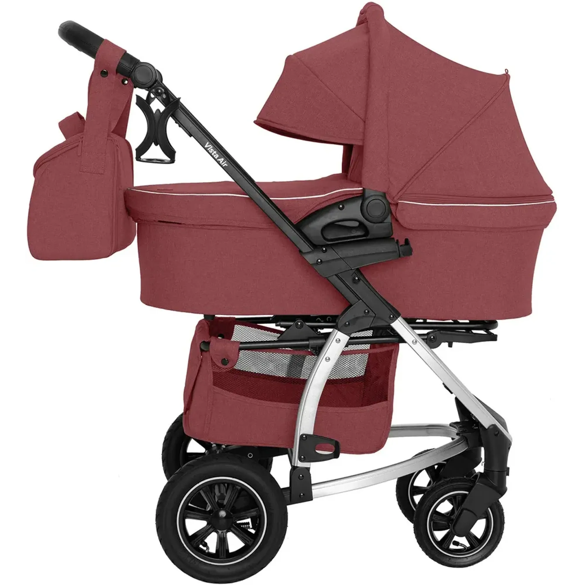 Коляска 2в1 Carrello Vista Air CRL-6506 Ruby Red