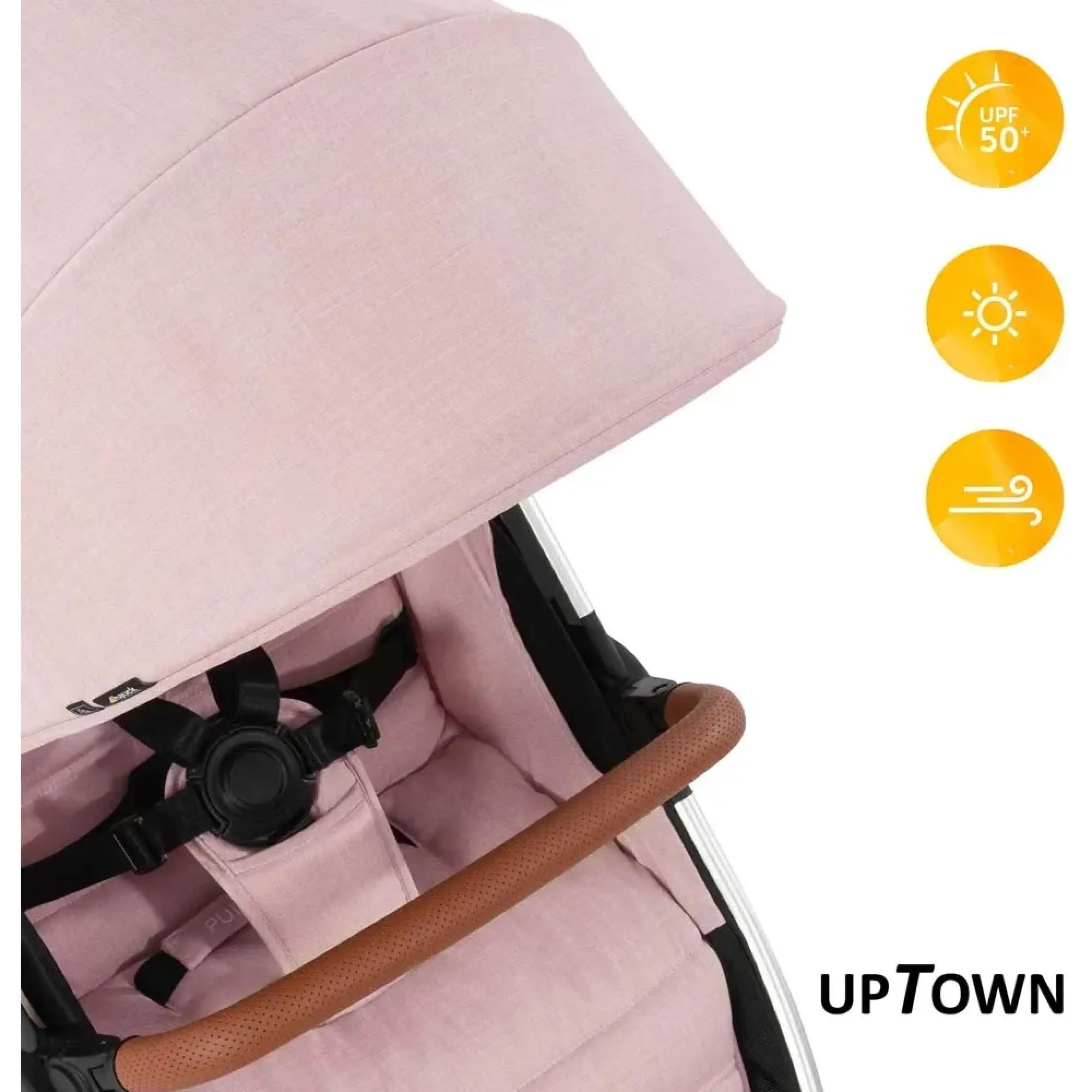 Коляска прогулянкова Hauck Uptown Melange Rose