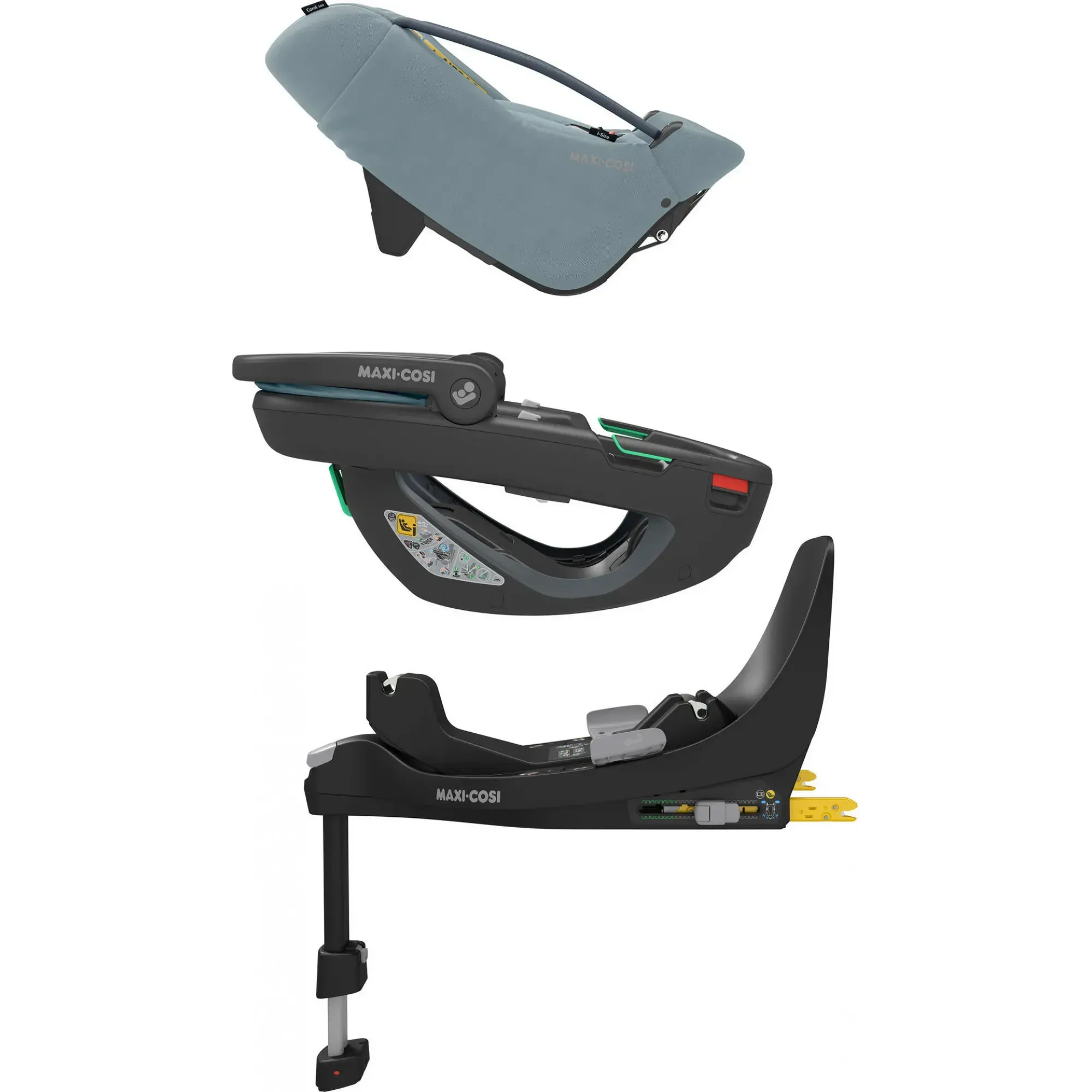 Автокрісло Maxi-Cosi Coral 360 Essential Grey (Black Shell)